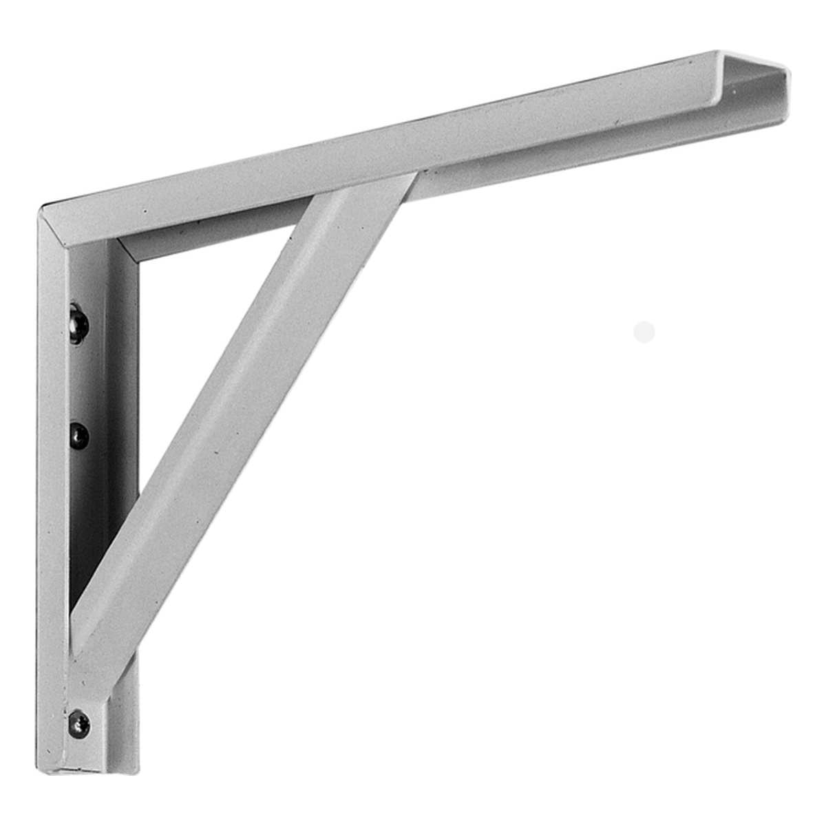 Alberts Konsole aus U-Profil, 400 x 175 x 30 mm, Stahl roh, verzinkt - 1 Stk.