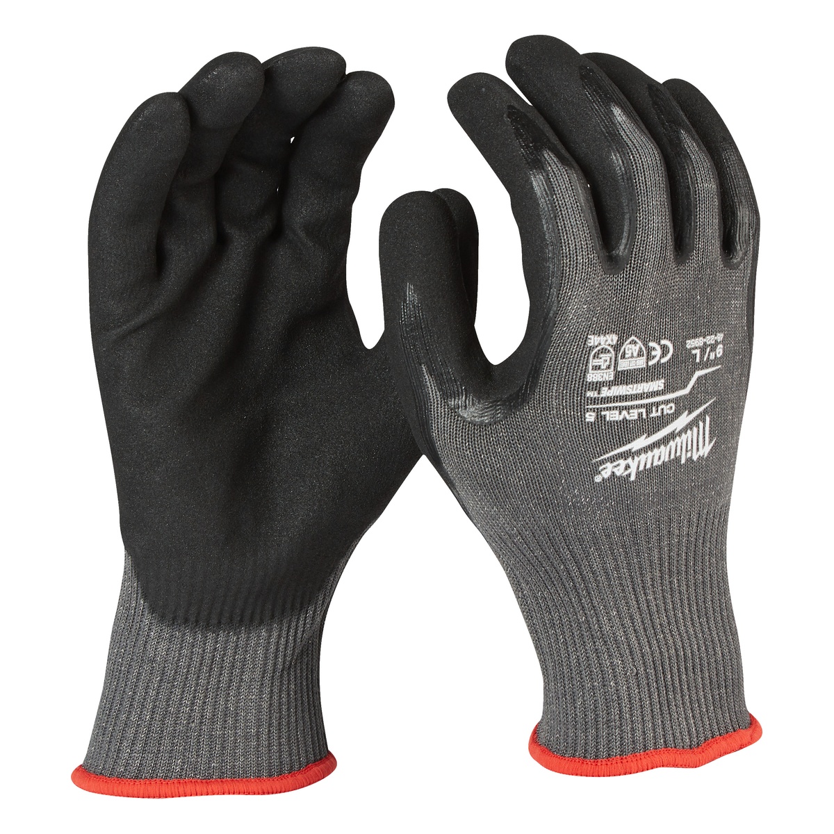 Milwaukee Schnittschutzhandschuhe Klasse E, doppelt Nitril-beschichtet