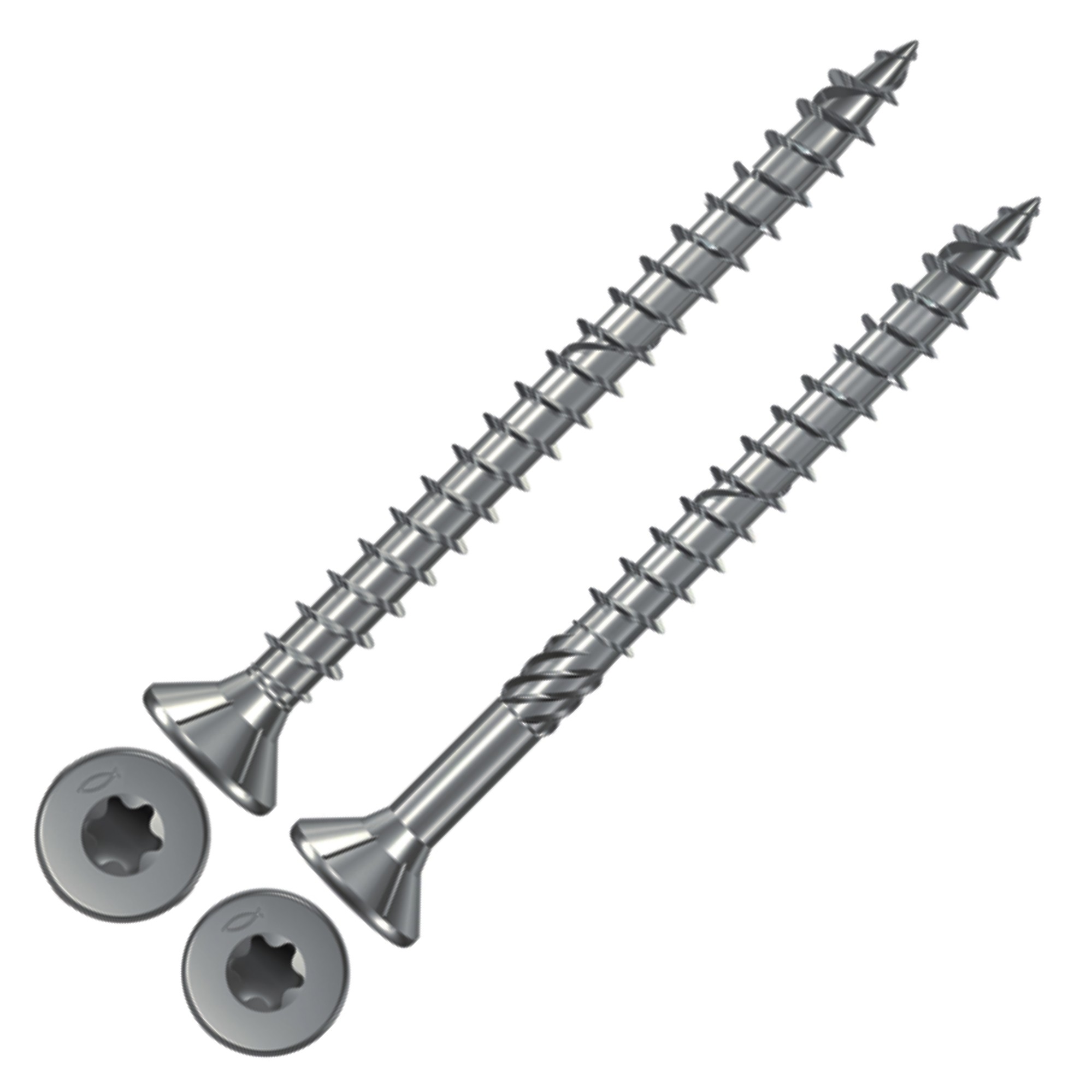 Fischer Spanplattenschrauben Power-Fast A2 Teilgewinde 5,0 mm TX20 60 mm 100 Stk.