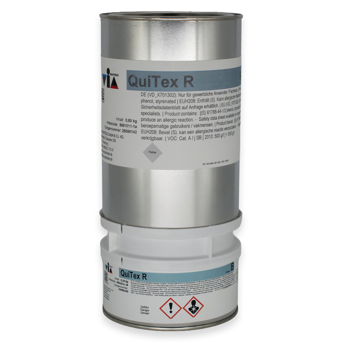 Via QuiTex R Rinne-reparieren und Metallschutz