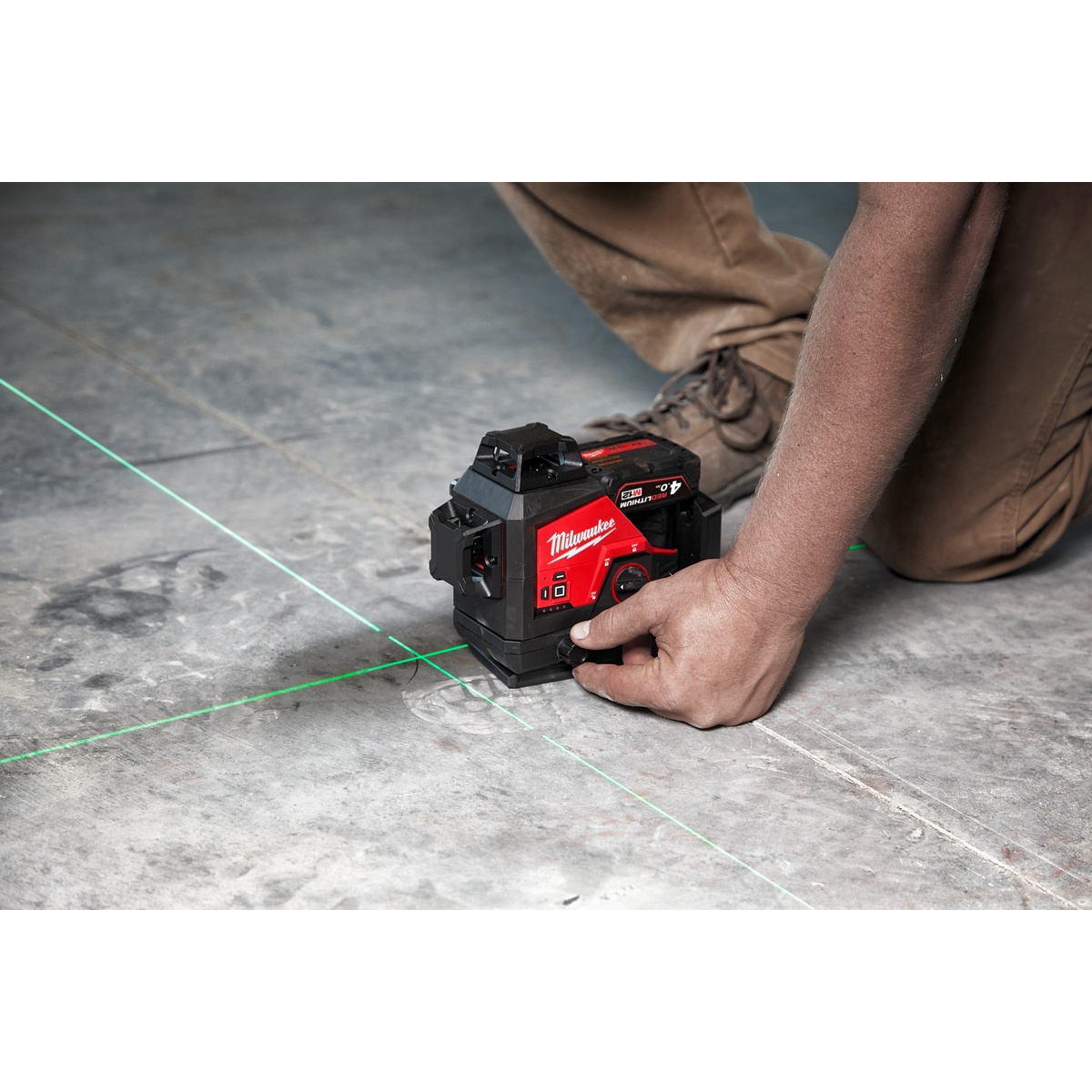 Milwaukee M12 3 x 360° Kreuzlinienlaser M123PLSKIT-401P - 1 Stk.