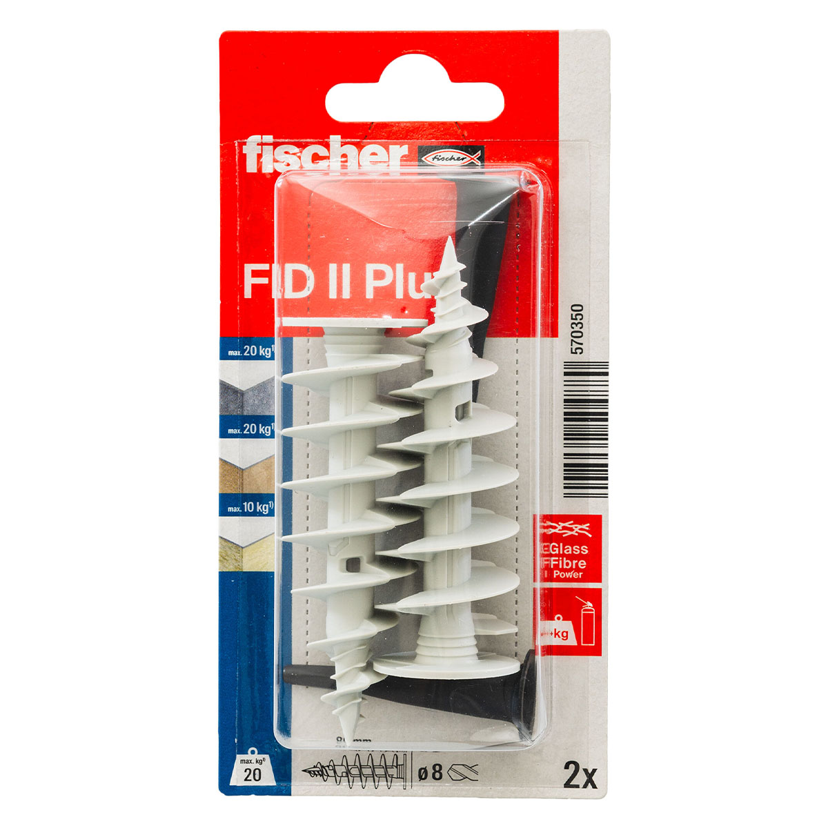fischer Dämmstoffdübel FID II Plus, 80 mm - Blister