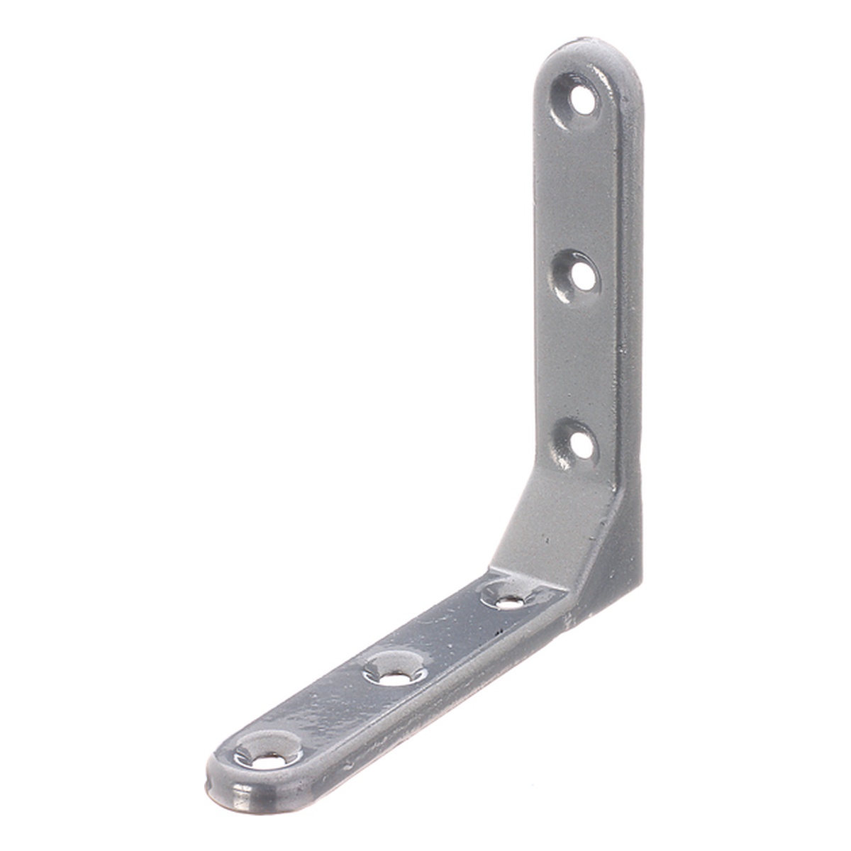 Alberts Zierwinkel, geprägt, 103 x 103 x 21 mm, Stahl roh, aluminiumgrau kunststoffbeschichtet - 1 Stk.