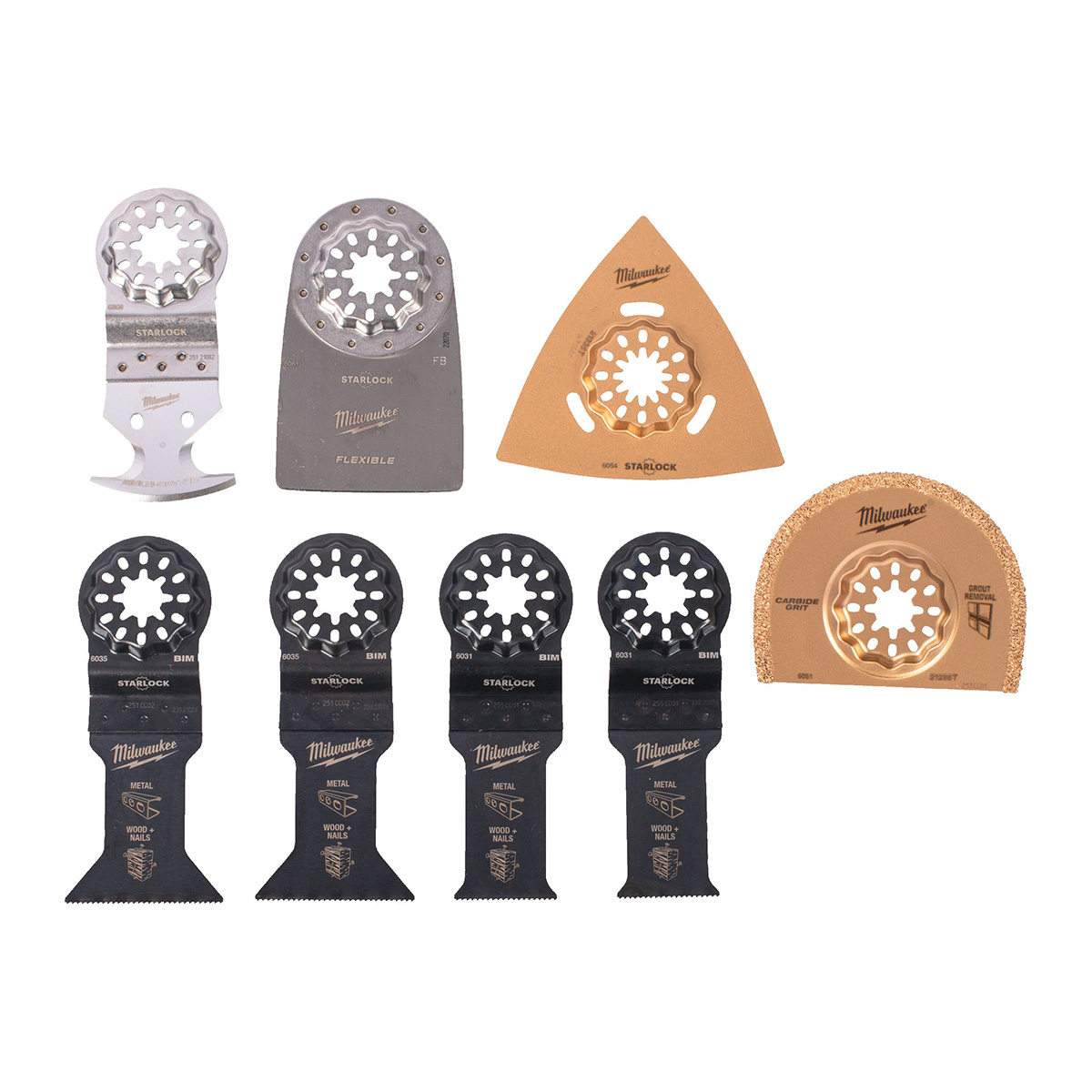Milwaukee Multitool Starlock Zubehör-Set Renovierung 8-teiliges Set - 1 Stk.