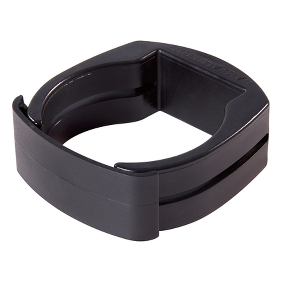 Alberts Fix-Clip Pro®, 25 x 69 x 69 mm, Kunststoff, Farbe: schwarz - 3 Stk.