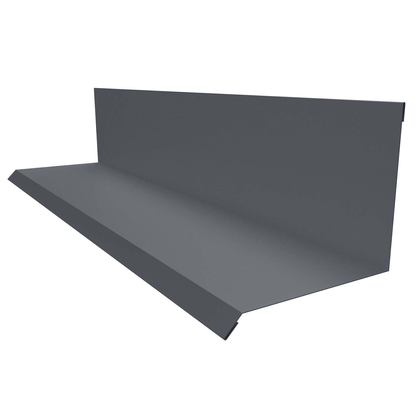 Wandanschluss 2m, 0,5mm, RAL7024 Graphitgrau