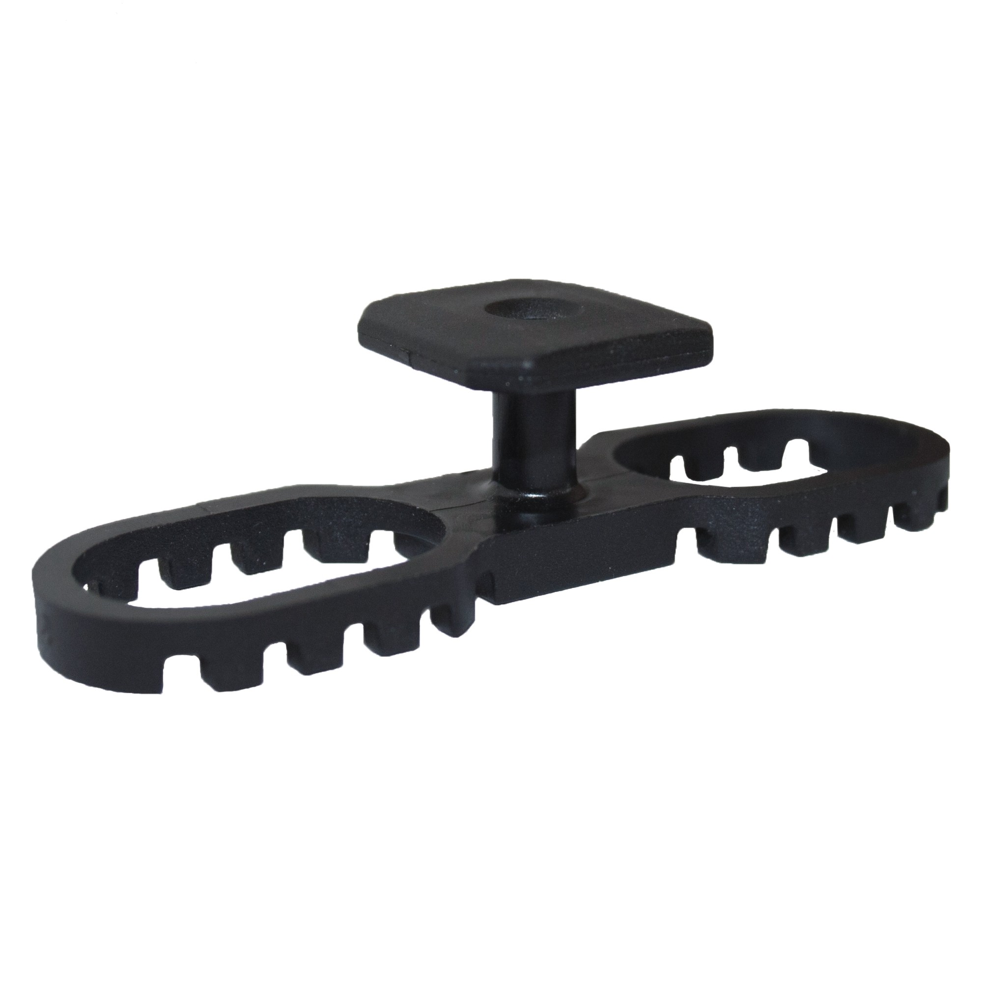 RE-Schraub Terrassoclip - der Terrassenclip für die unsichtbare Dielenbefestigung inkl.Edelstahlschrauben 5 x 50 schwarz beschichtet, 30 Stk.