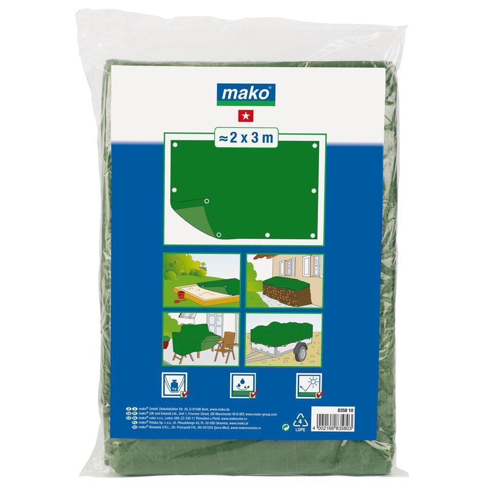 Mako Gewebe-Ösenplane 2 x 3 m Mako Gewebe-Ösenplane 2 x 3 m
