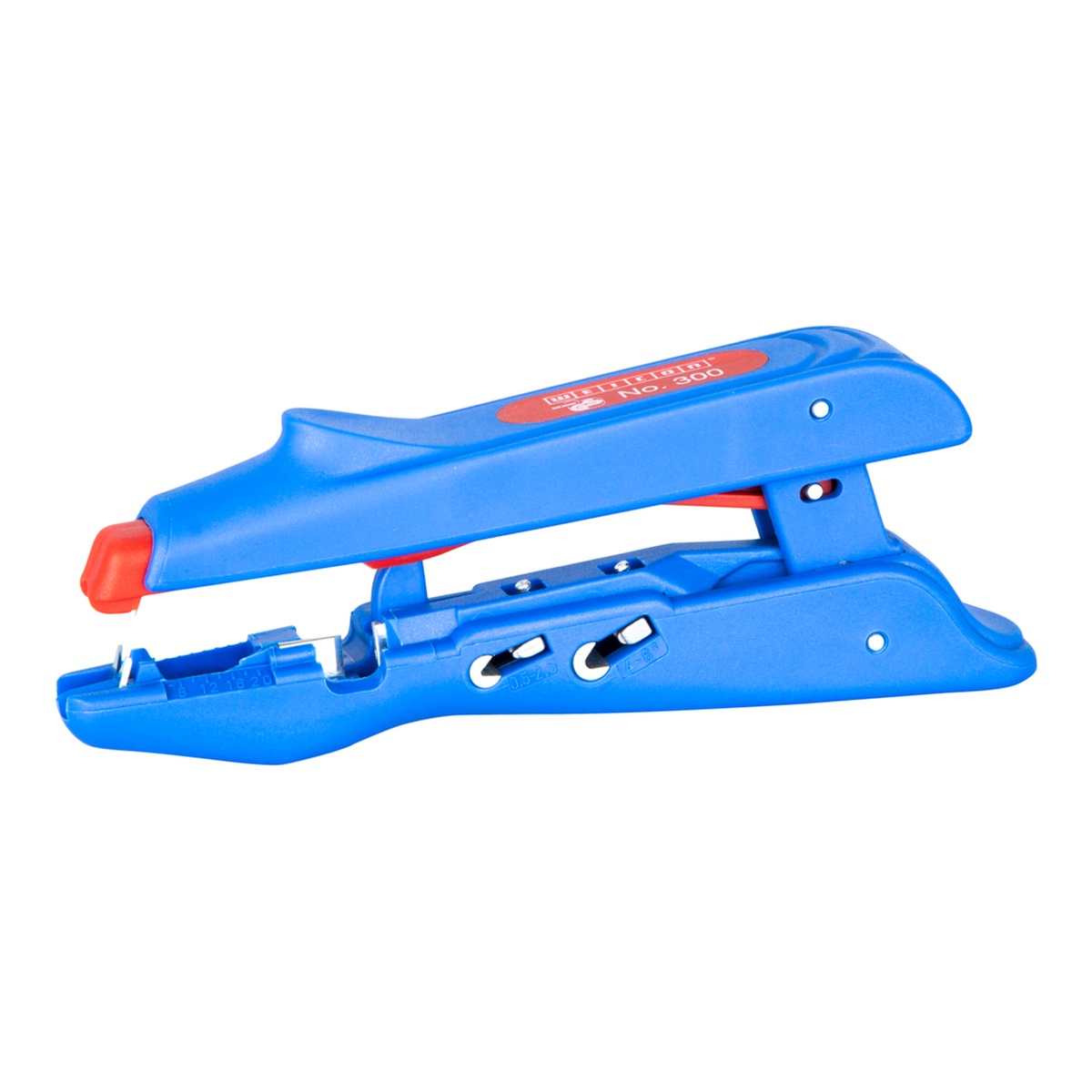 WEICON Abisolier- und Crimpzange Duo-Crimp No. 300, 0,5-6 mm², mit Seitenschneider