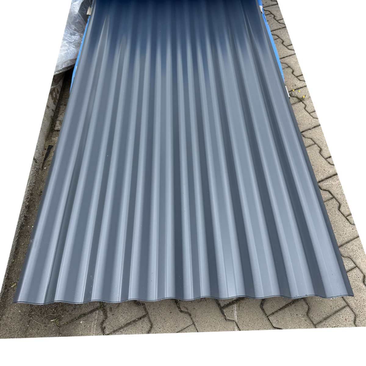 Konvolut Wellenprofil PF25 0,75mm Deckbreite 1080mm RAL7016 Standardpolyester