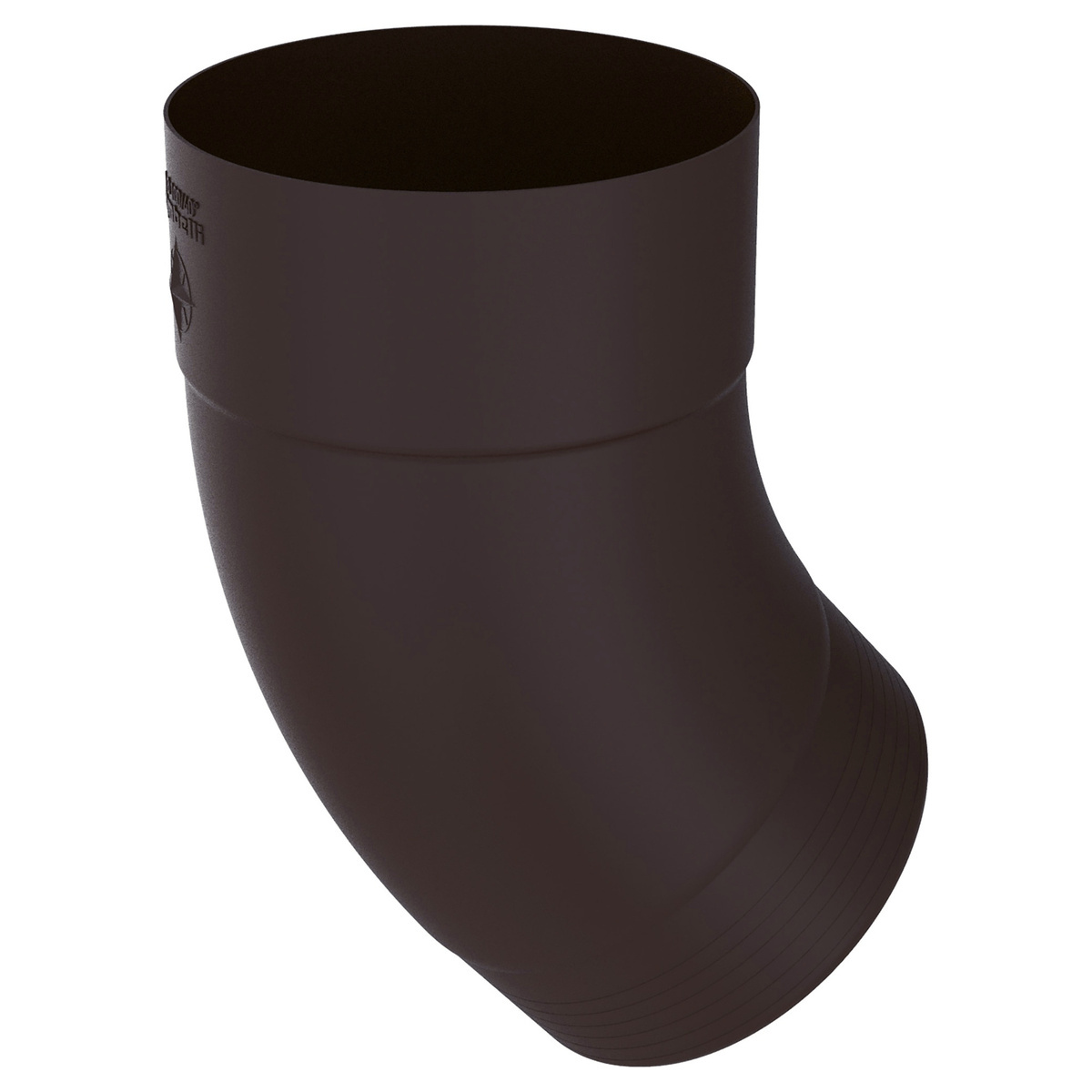 Zambelli Fallrohrbogen Meister-Bogen 40° 100 mm, Dunkelbraun RAL 8019, COLORDUR - 1 Stk.