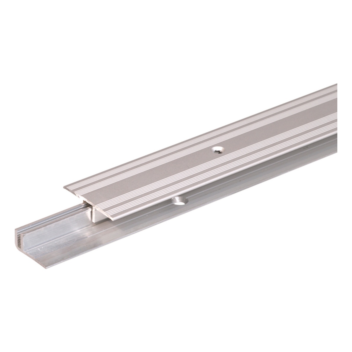Alberts Übergangsprofil Pro, 34 x 900 x 18 mm, Aluminium, Trägerprofil: blank, Deckprofil: silberfarbig eloxiert - 1 Stk.