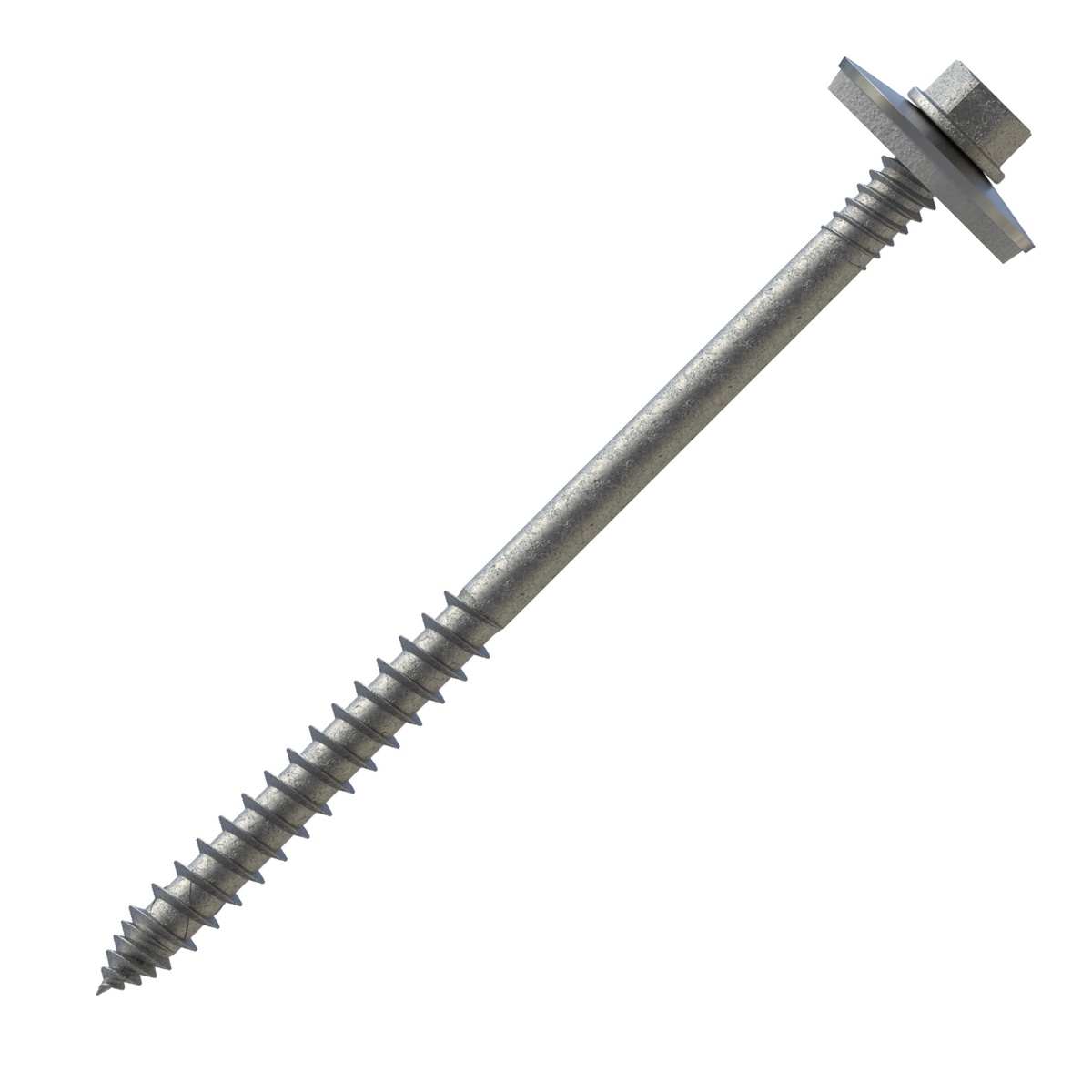 RP-TD-P Sandwich-Bohrschraube, Sechskantkopf mit angepresster Scheibe, 6,5 x 150 mm, Teilgewinde (L1), SW 8, E22, Bimetall (Edelstahl A2/Stahl), RUSPERT®, ETA-18/1136, 100 Stk.