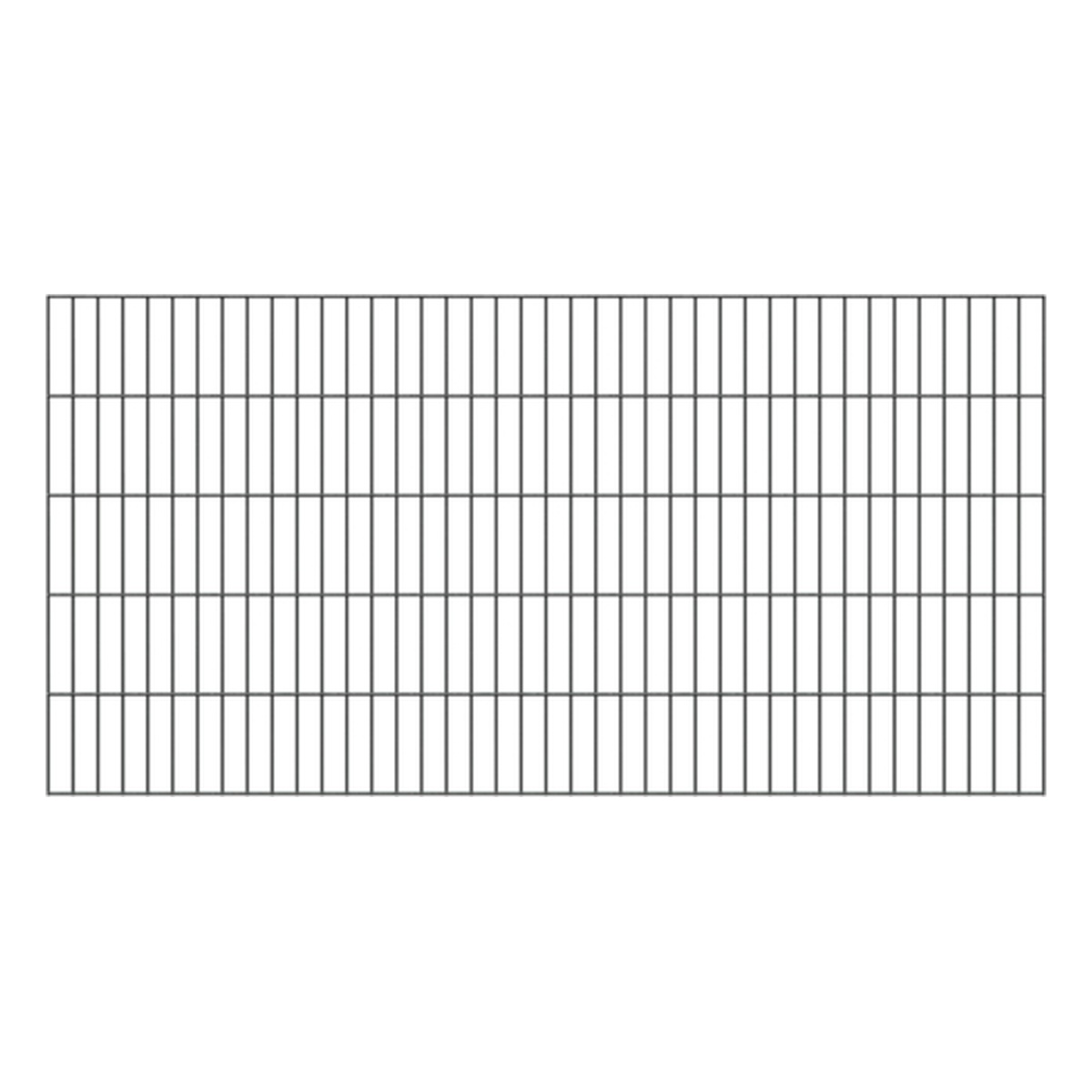 Alberts Doppelstabmatte, Typ 6/5/6, 1000 x 2000 mm, anthrazit RAL 7016 - 1 Stk. Alberts Doppelstabmatte, Typ 6/5/6, 1000 x 2000 mm, anthrazit RAL 7016 - 1 Stk.