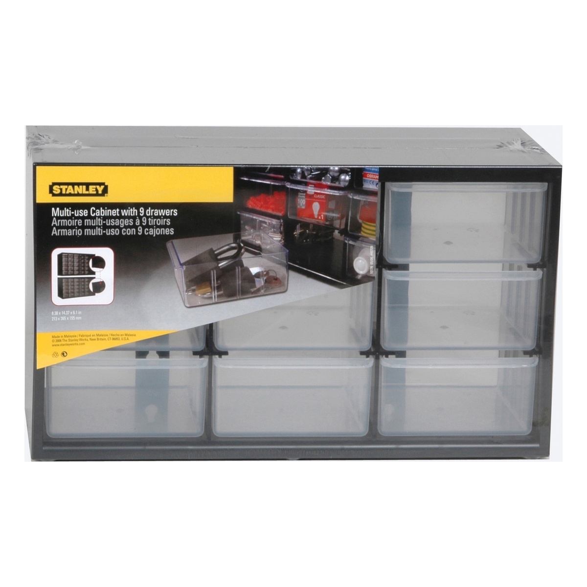 Stanley Kleinteilemagazin mit 9 Schubfächern