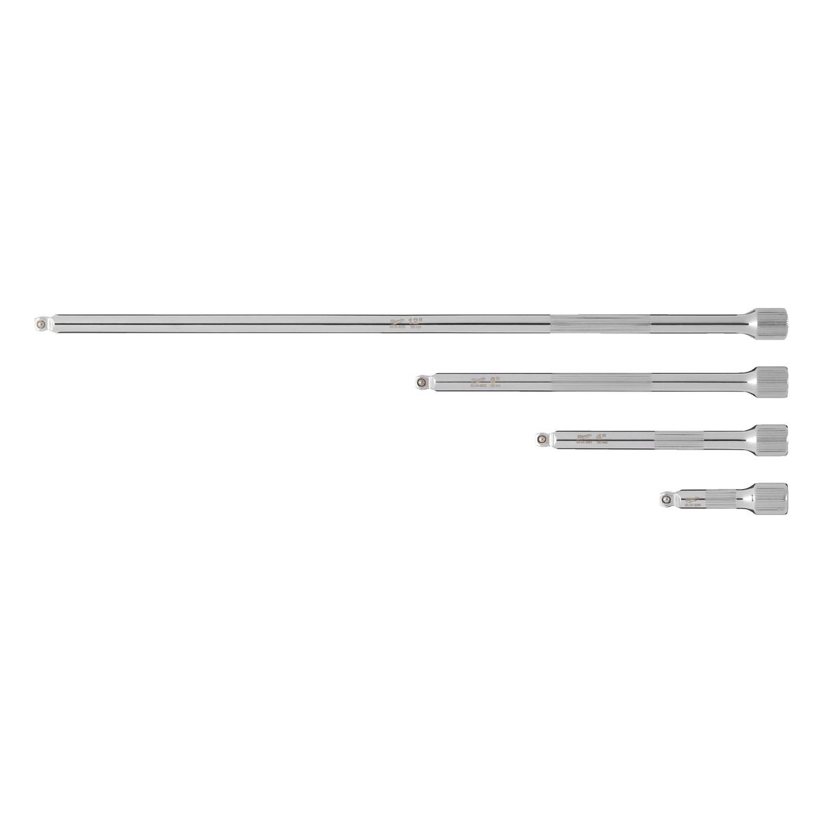 Milwaukee Verlängerungs-Set schwenkbar 3/8", 4tlg.