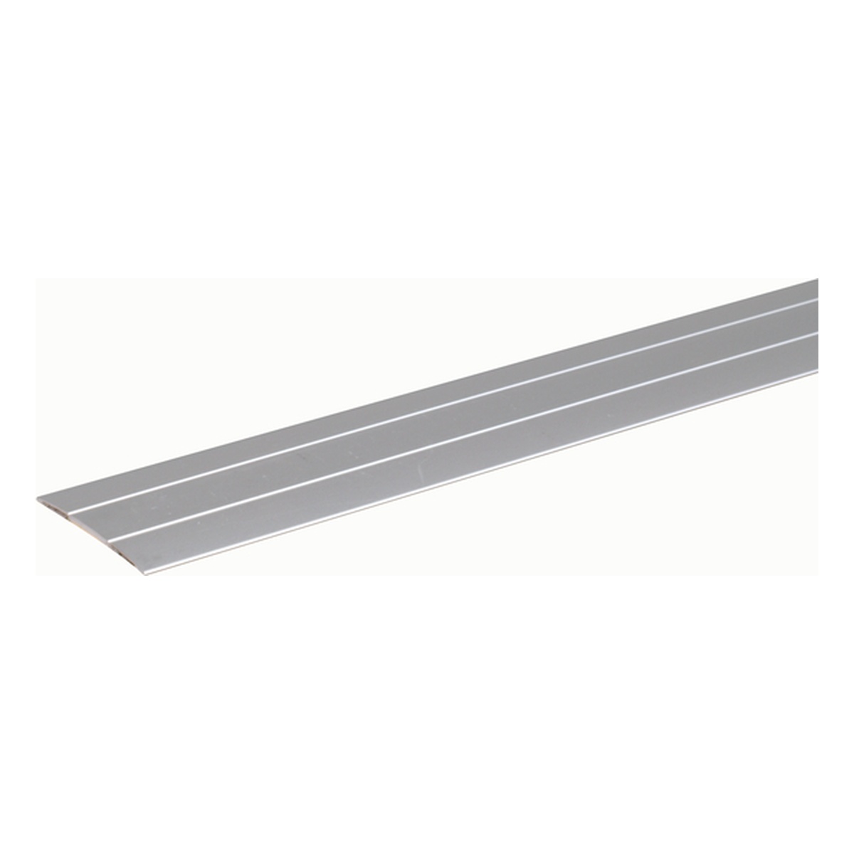 Alberts Übergangsprofil, 37,8 x 900 x 2,1 mm, Aluminium, silberfarbig eloxiert, selbstklebend Schraublöcher - 1 Stk.