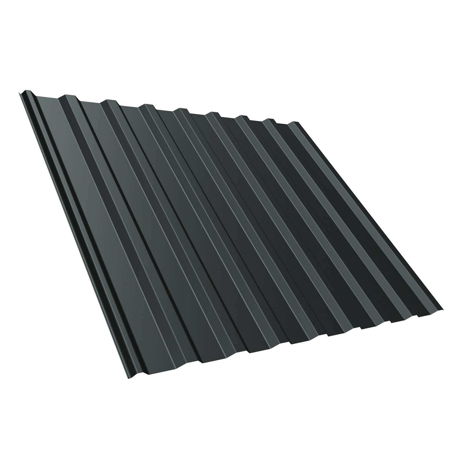 Trapezblech T20M Dach, 0,75 mm, Antikondensbeschichtet, RAL 7016 Anthrazit, 3200 mm Länge