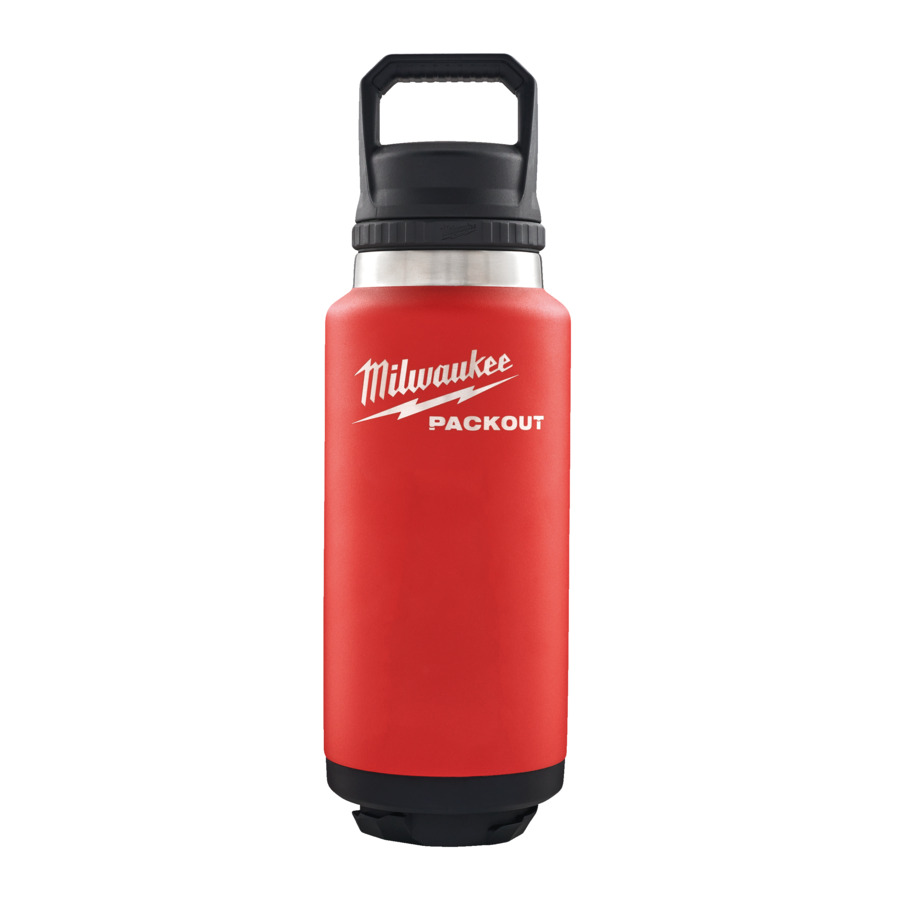Milwaukee ﻿PACKOUT Isolierflasche 1065 ml mit Schraubdeckel, rot - 1 Stk.