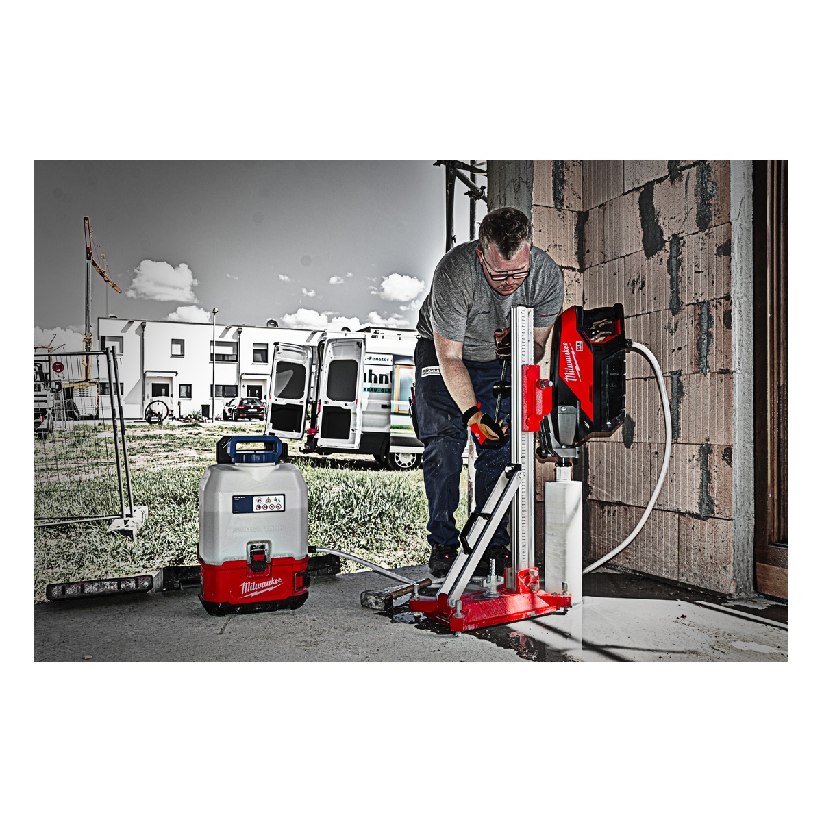 Milwaukee Diamantkernbohrständer MXFDR255 TV - 1 Stk. Milwaukee Diamantkernbohrständer MXFDR255 TV - 1 Stk.