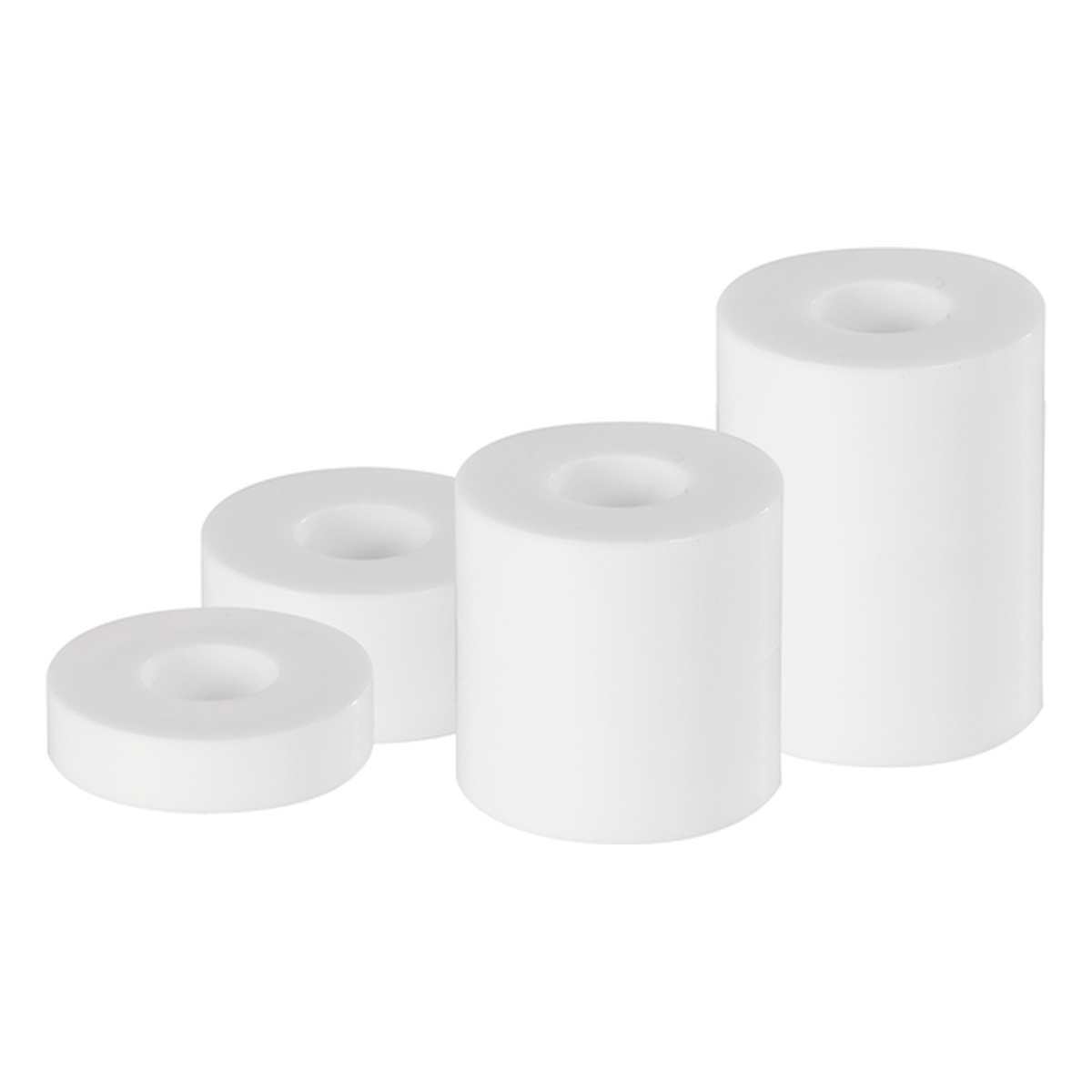 Alberts Distanzhülse, Kunststoff weiß Alberts Distanzhülse, Kunststoff weiß