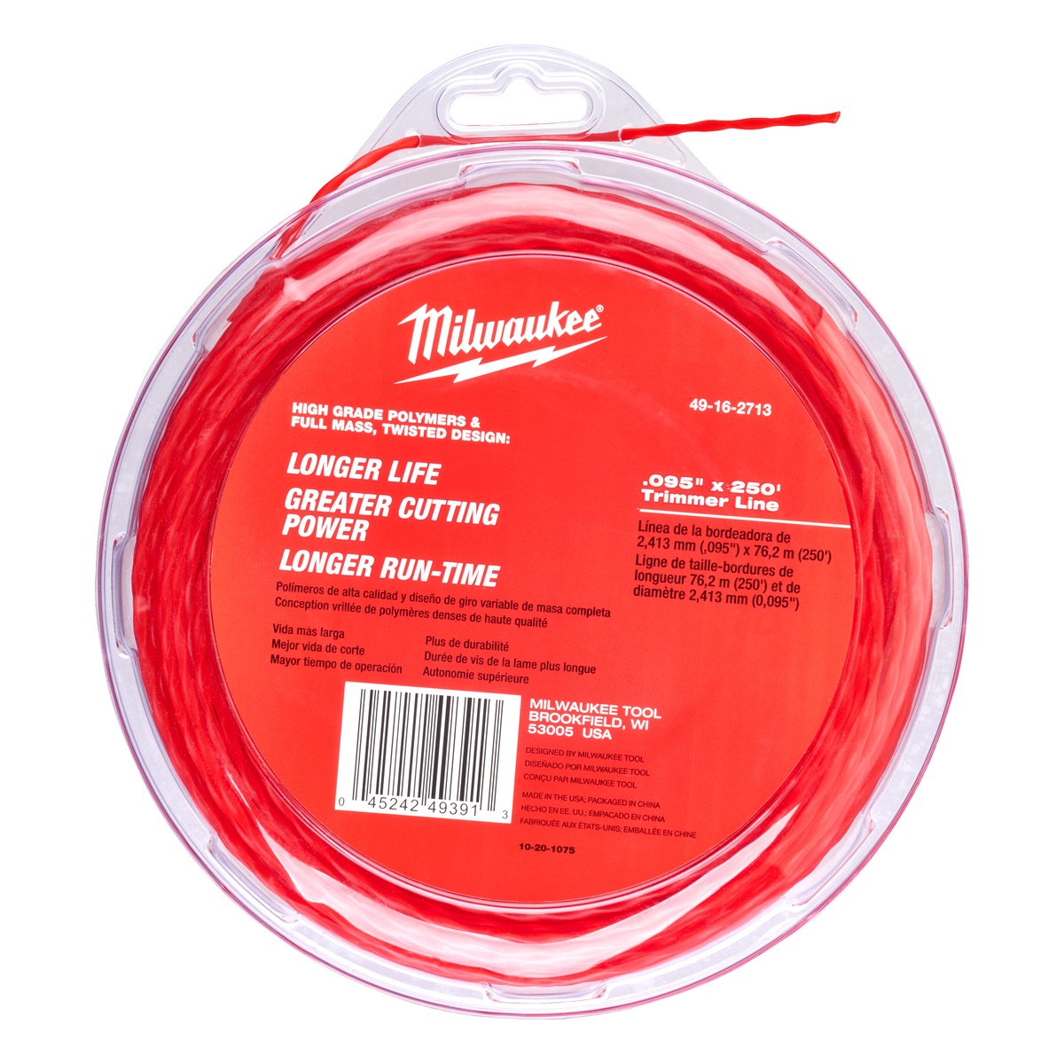 Milwaukee Schneidfaden 76 m, Fadenstärke 2,3 mm für M18 CLT - 1 Stk. Milwaukee Schneidfaden 76 m, Fadenstärke 2,3 mm für M18 CLT - 1 Stk.