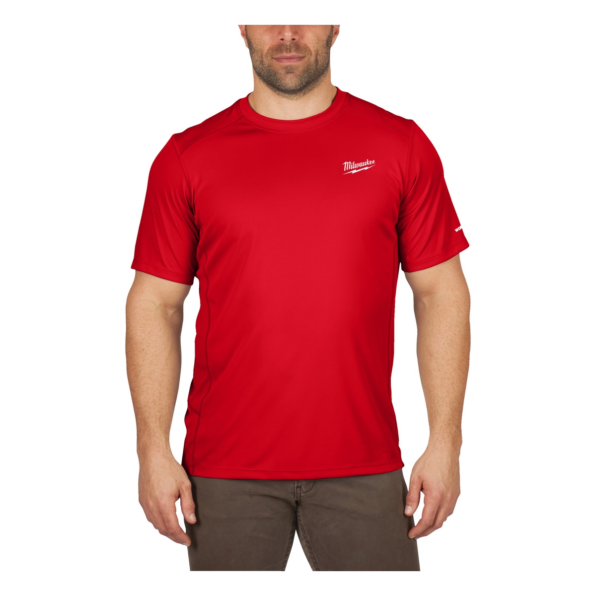Milwaukee Funktions-T-Shirt rot mit UV-Schutz WWSSRD
