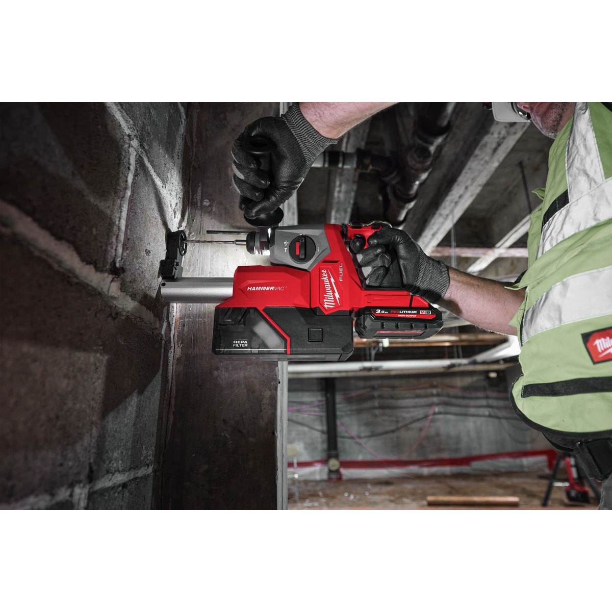 Milwaukee M18 FUEL SDS-PLUS Akku-Kombihammer M18FHAC16-0X - 1 Stk.