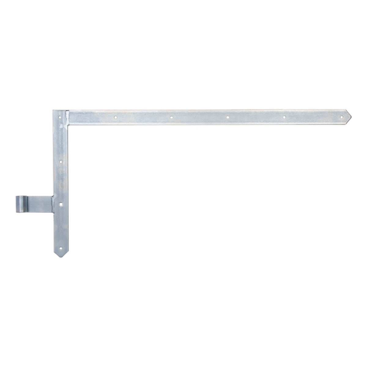 Alberts Tor-Winkelband Ausführung: gerade, Abschluss spitz 400 x 800 x Ø16 mm Oben Alberts Tor-Winkelband Ausführung: gerade, Abschluss spitz 400 x 800 x Ø16 mm Oben