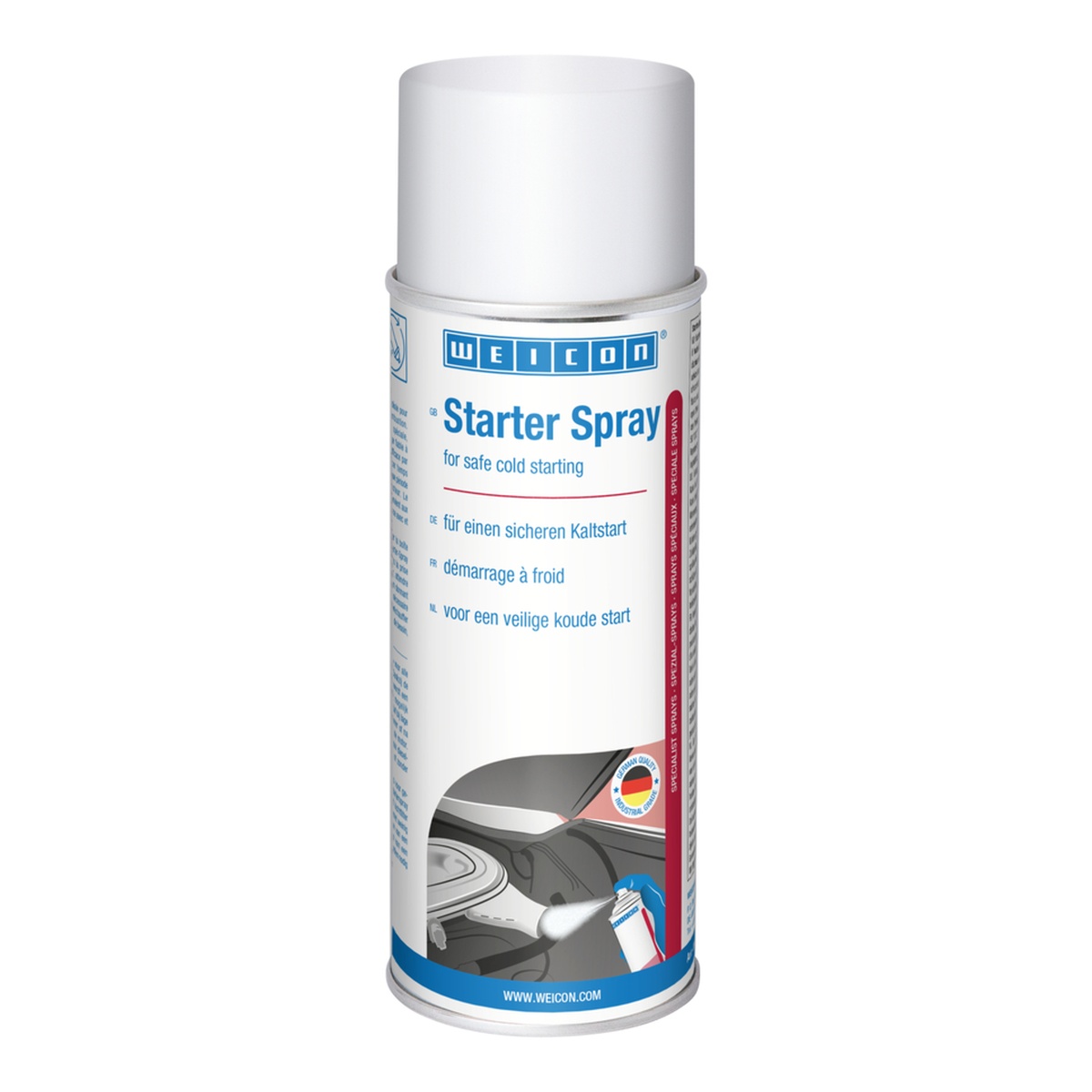 WEICON Starter-Spray für Diesel- und Benzinmotoren, 400 ml