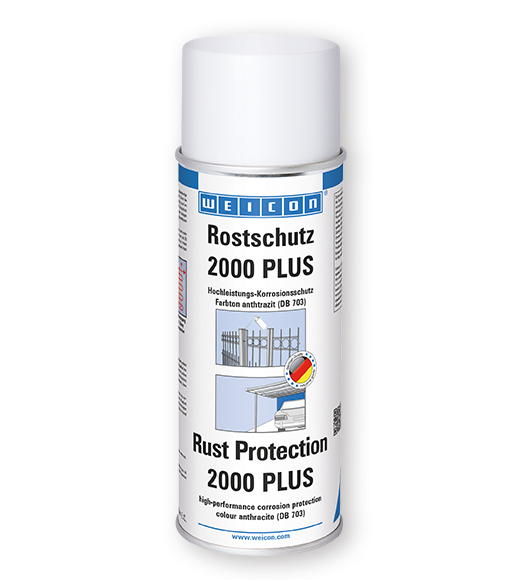 WEICON Rostschutz 2000 PLUS anthrazit, korrosions- und witterungsbeständige Oberflächenbeschichtung, 400 ml WEICON Rostschutz 2000 PLUS anthrazit, korrosions- und witterungsbeständige Oberflächenbeschichtung, 400 ml