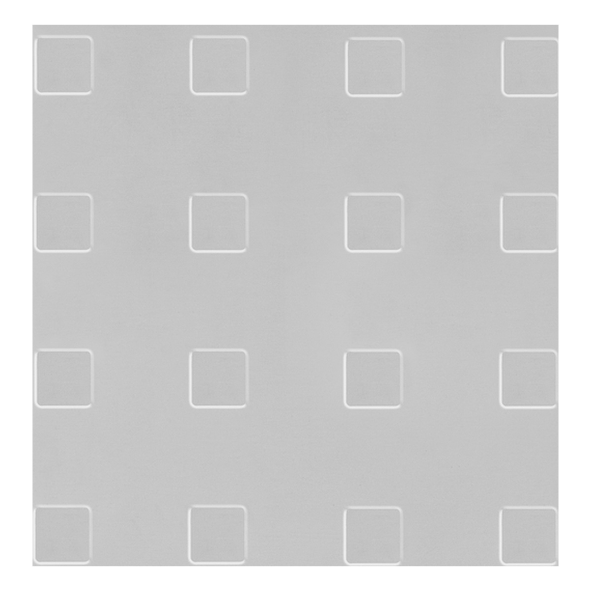 Alberts Strukturblech, Quadrat-Prägung, mm, Aluminium, silberfarbig eloxiert - 1 Stk.