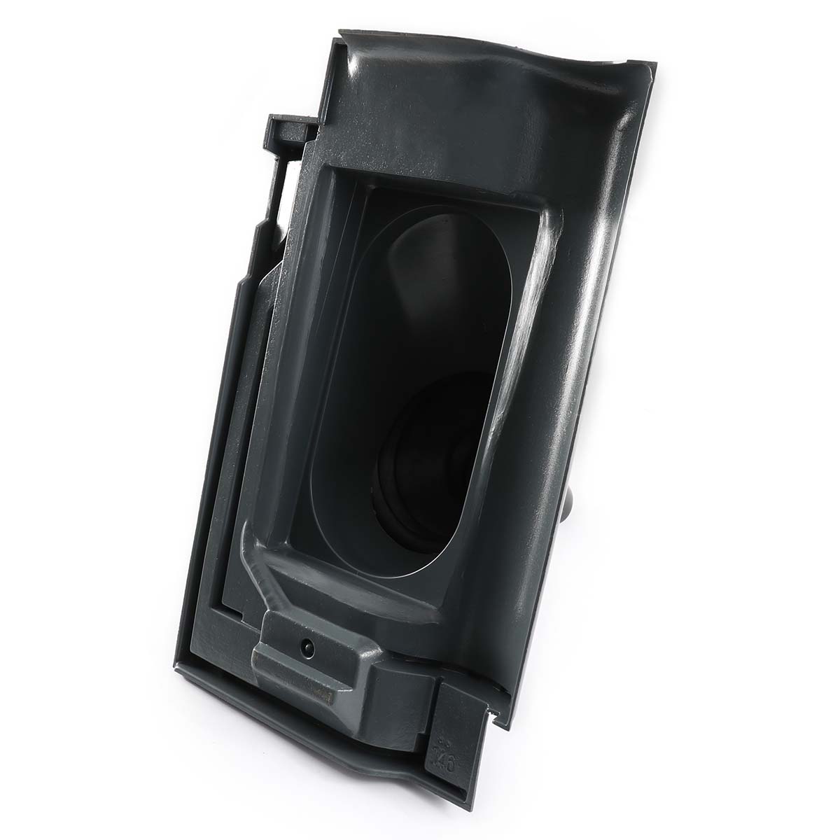 Fleck Antennendurchgangspfanne Flandern Plus Groß-Flachdach Basalt, BAG