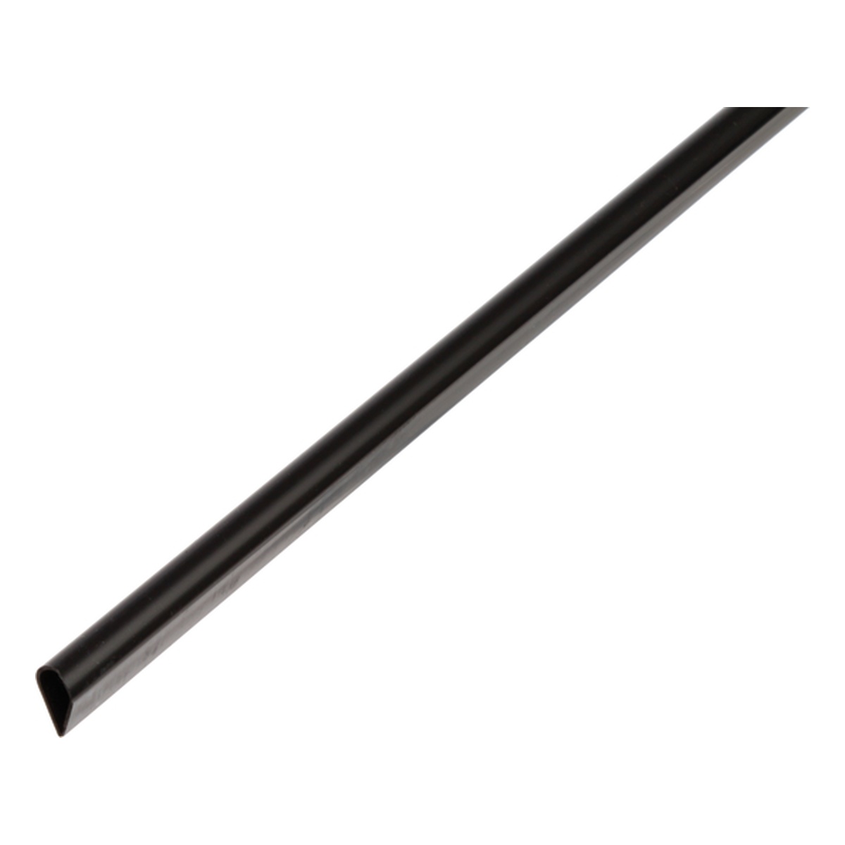 Alberts Klemmprofil, 15 x 0,9 x 2000 mm, PVC-U, Farbe: schwarz - 1 Stk.