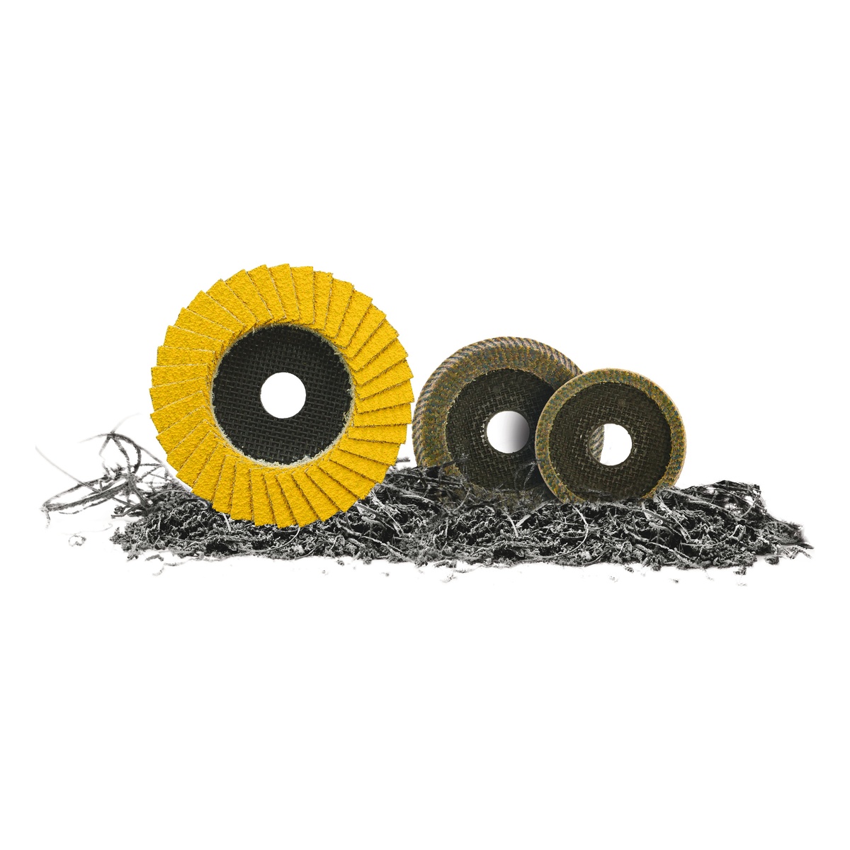 Milwaukee Fächerschleifscheibe 125 mm, Körnung 40, CERA TURBO, Keramikkorn, für Stahl und Edelstahl