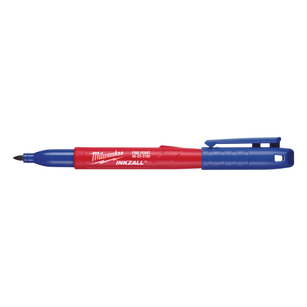 Milwaukee INKZALL feiner Permanentmarker blau - 1 Stk. Milwaukee INKZALL feiner Permanentmarker blau - 1 Stk.