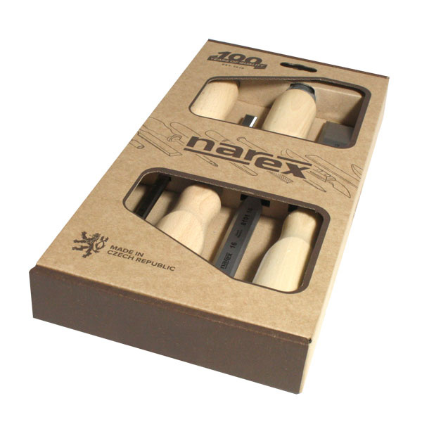 Narex Stechbeitel-Set, Wood Line Profi, 4-tlg. 6, 12, 20, 26 mm