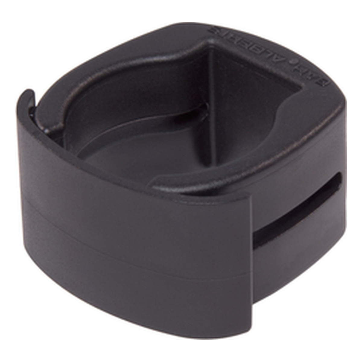 Alberts Fix-Clip Pro , 25 x 43 x 43 mm, Kunststoff, Farbe: schwarz - 3 Stk.