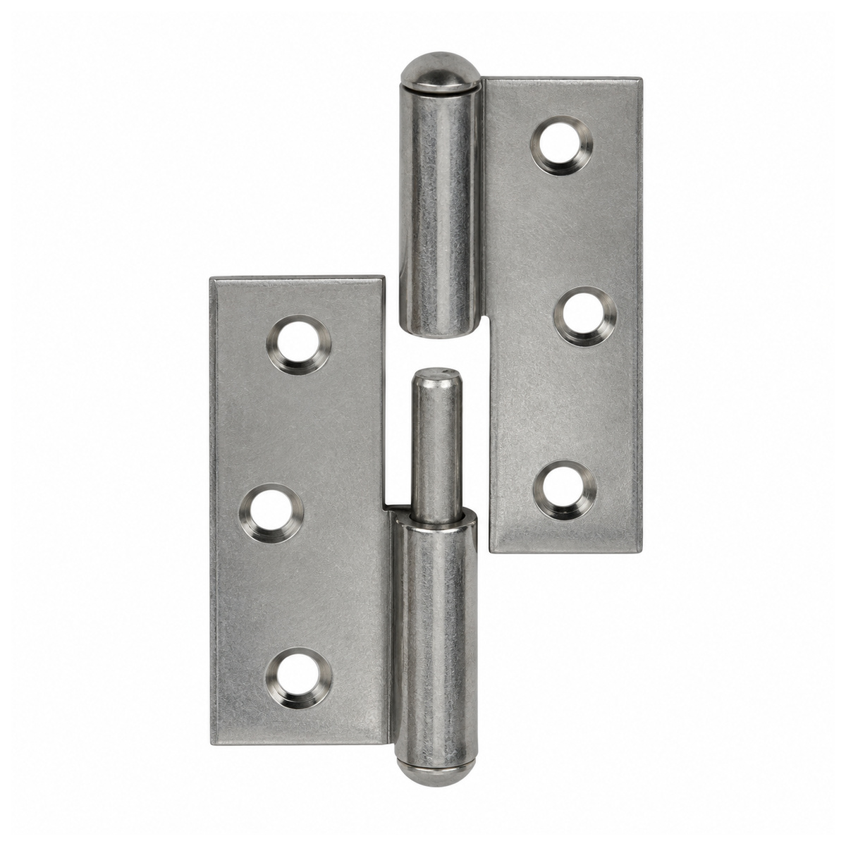 Vormann Normenscharnier rechts. 50 x 40 mm vernickelt, 1 Stk.