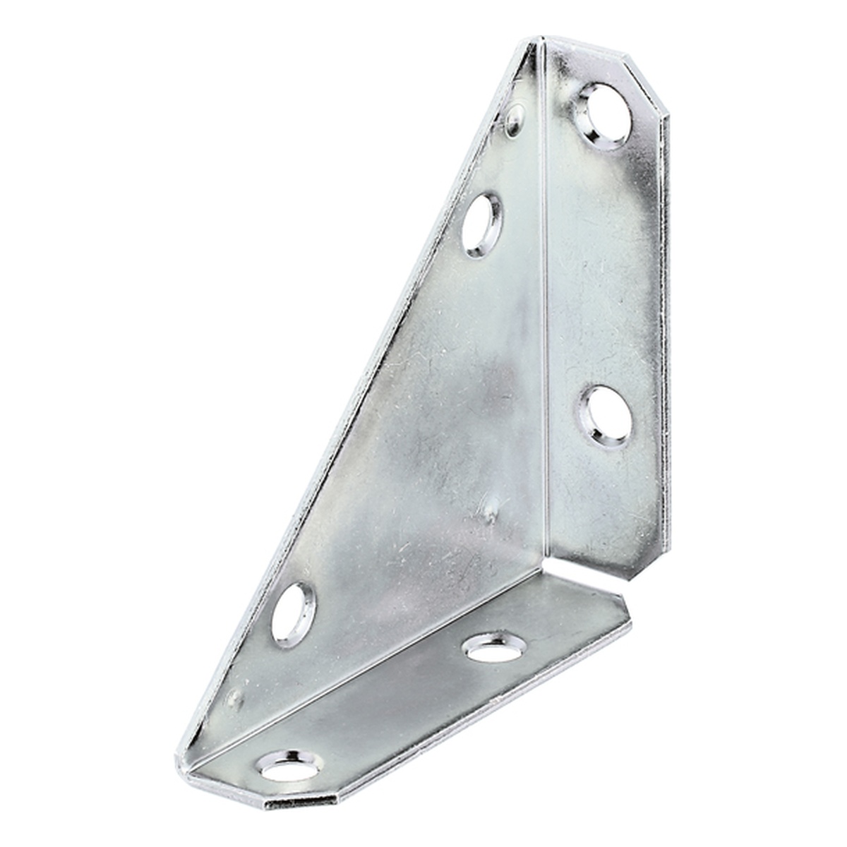 Alberts Eckplatte, 75 x 75 x 105 mm, Stahl roh, sendzimirverzinkt - 1 Stk.