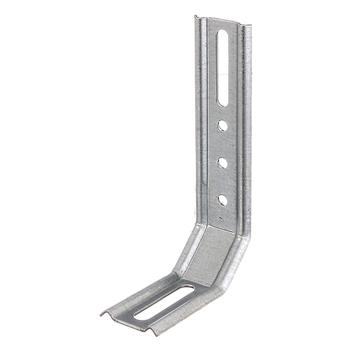 Alberts Verstellwinkel, geprägt, zweimal 45°-Winkel, 50 x 30 x 110 mm, Stahl roh, sendzimirverzinkt - 1 Stk.