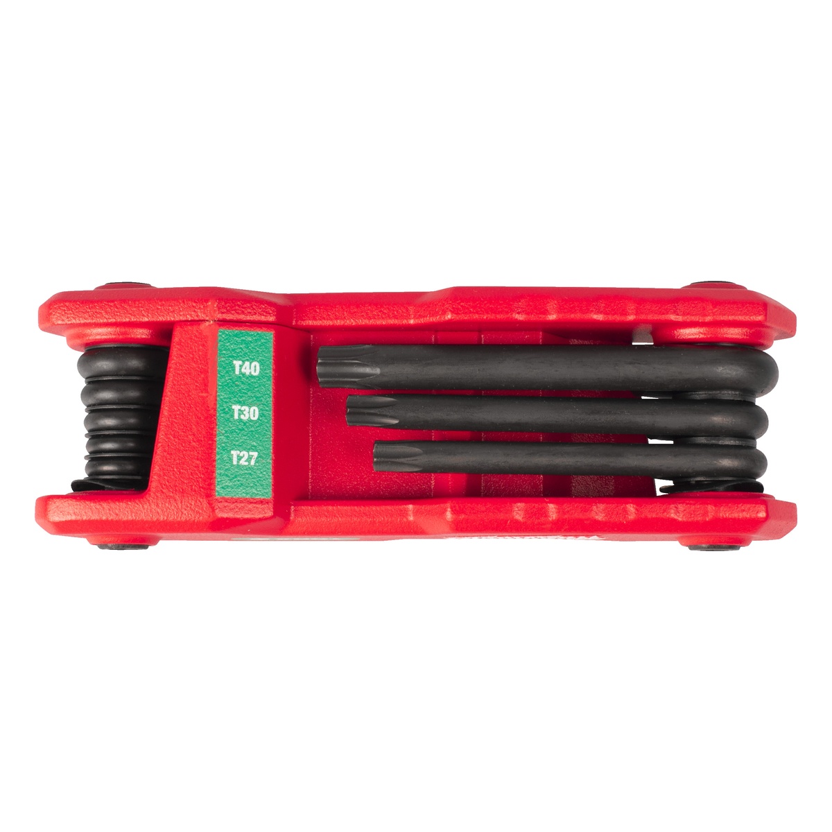 Milwaukee Klappschlüssel-Set TX: TX9, TX10, TX15, TX20, TX25, TX27, TX30, TX40 - 1 Stk.