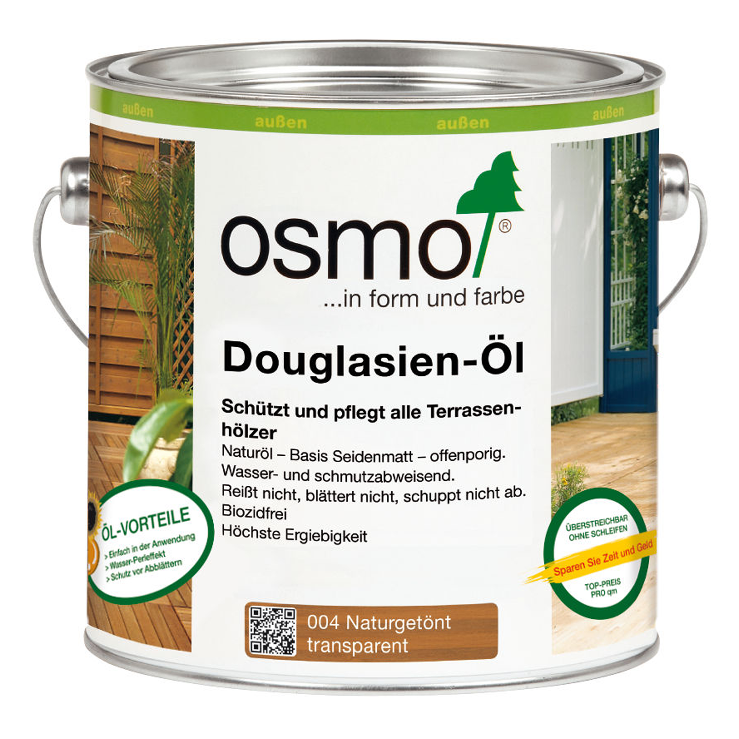 Osmo Terrassen-Öl Douglasien-Öl naturgetönt 2,5 l Osmo Terrassen-Öl Douglasien-Öl naturgetönt 2,5 l