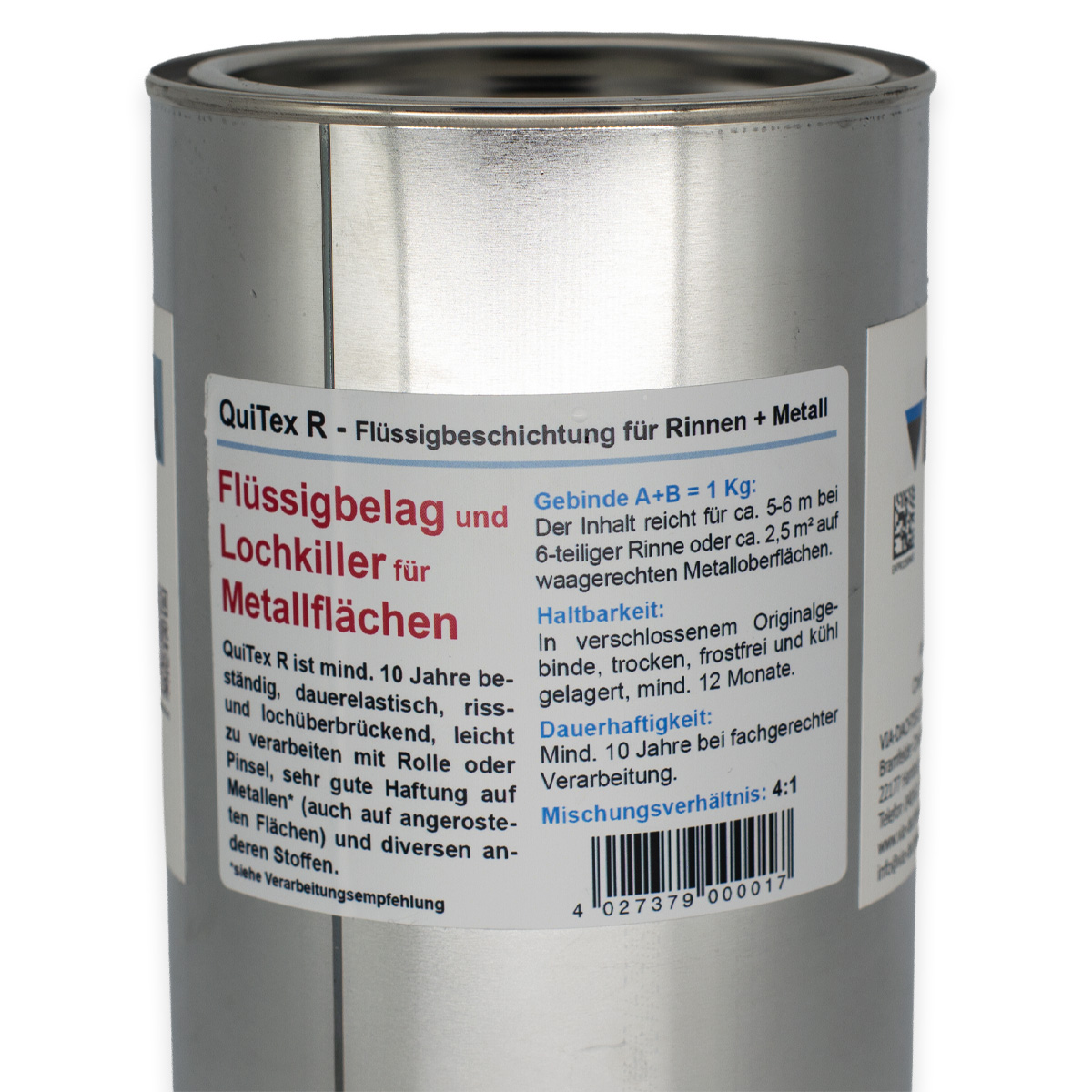 Via QuiTex R Rinne-reparieren und Metallschutz