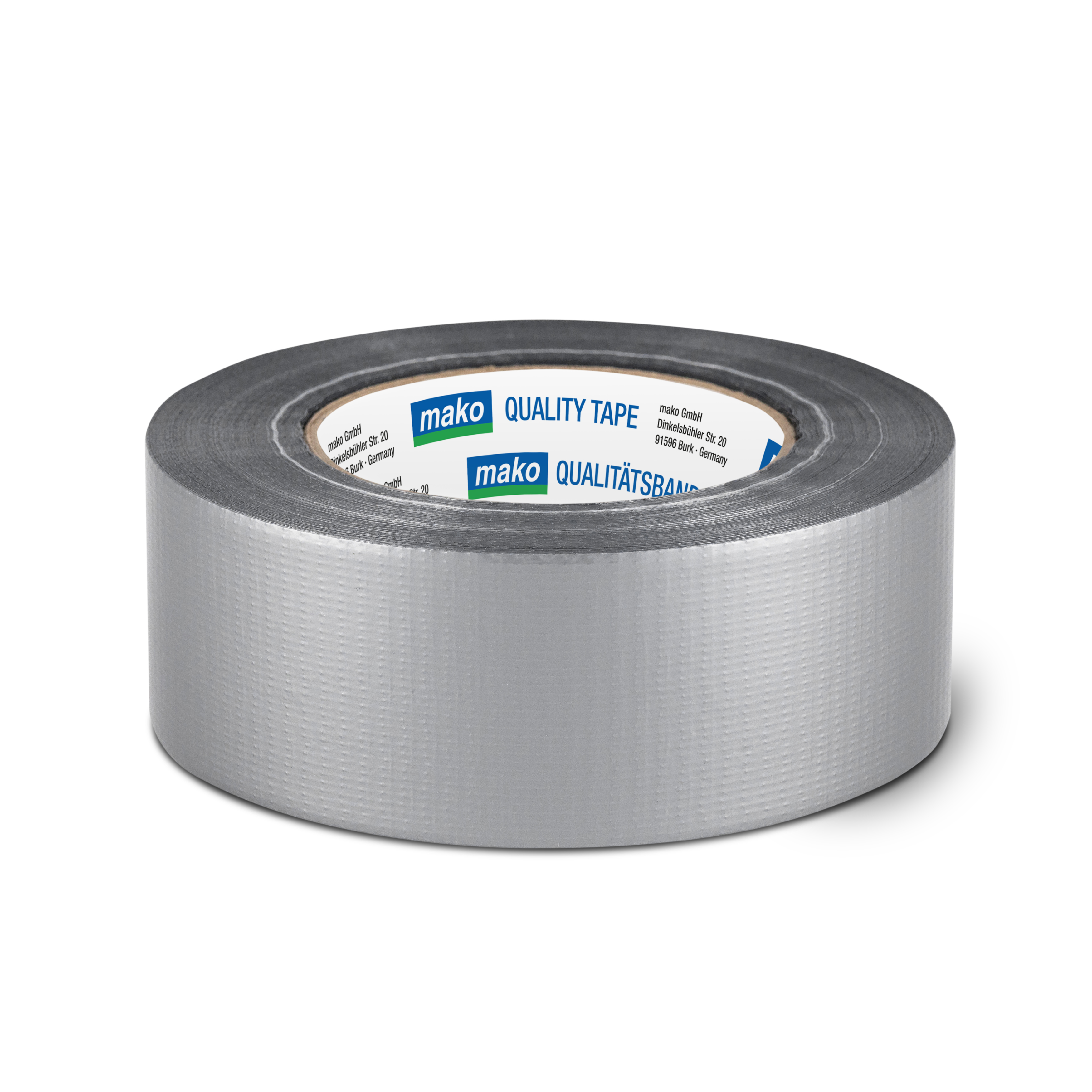 Mako Gewebeklebeband, 48 mm x 50 m, silber Mako Gewebeklebeband, 48 mm x 50 m, silber