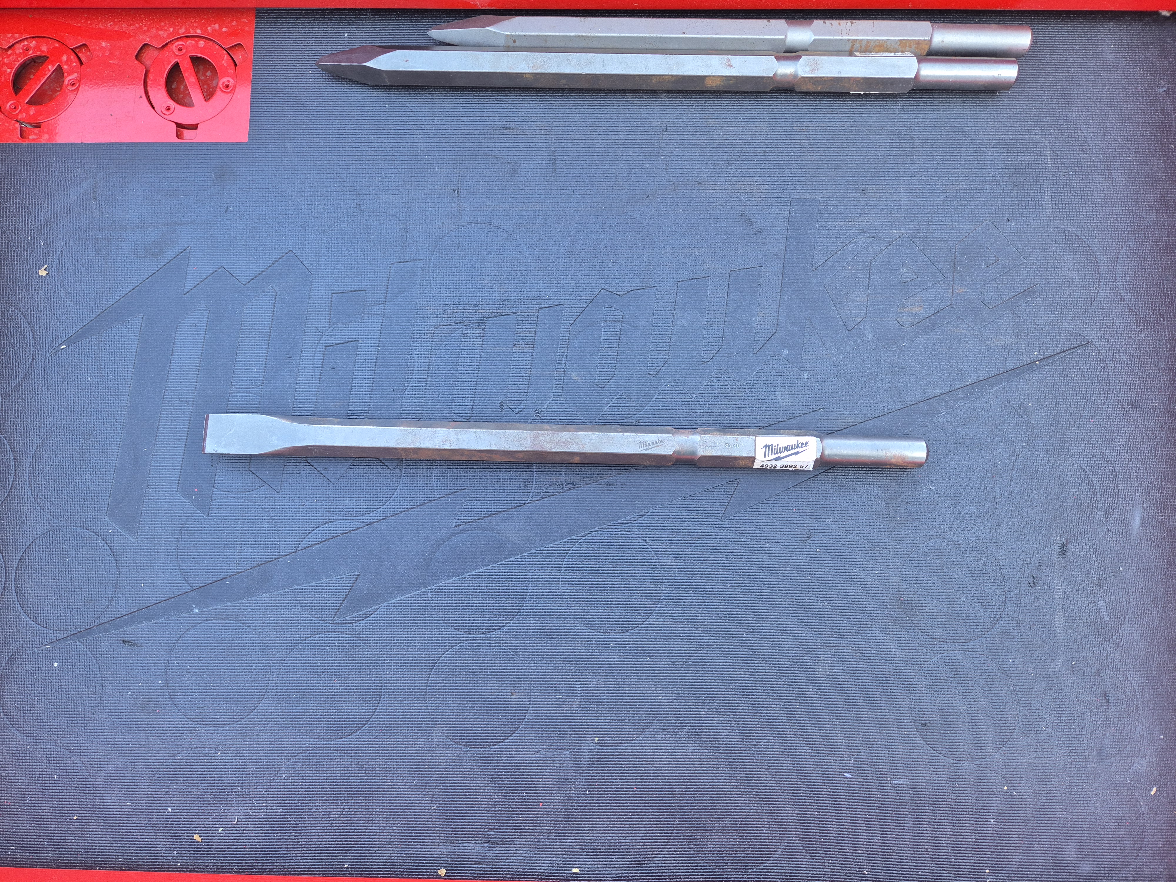 Milwaukee Flachmeißel 450 x 25 mm, 21 mm K-Hex/Sechskant - 1 Stk. (Gebraucht)