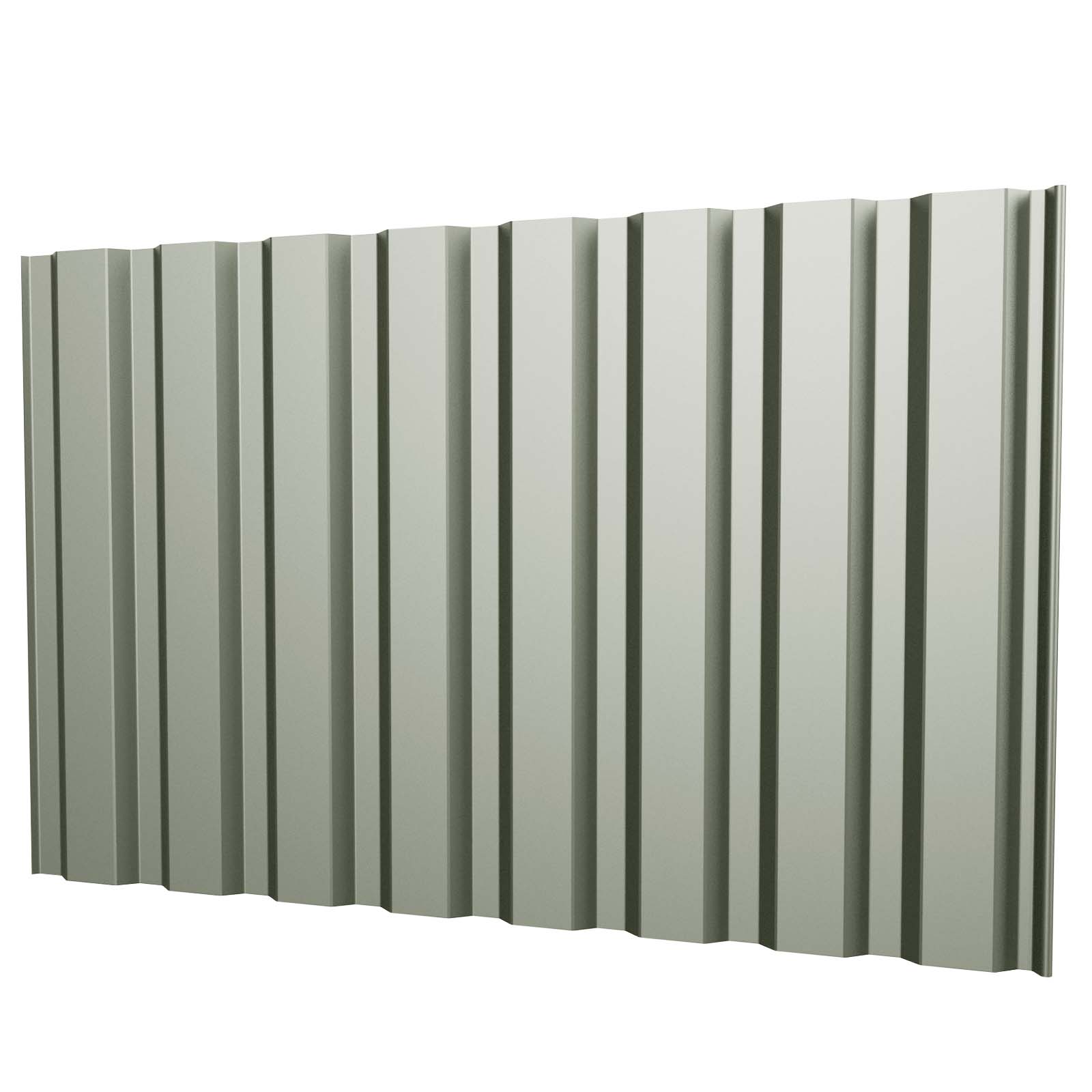 Trapezblech T20M Wand 0,5 mm, RAL 9002 Grauweiss, 500 mm Länge