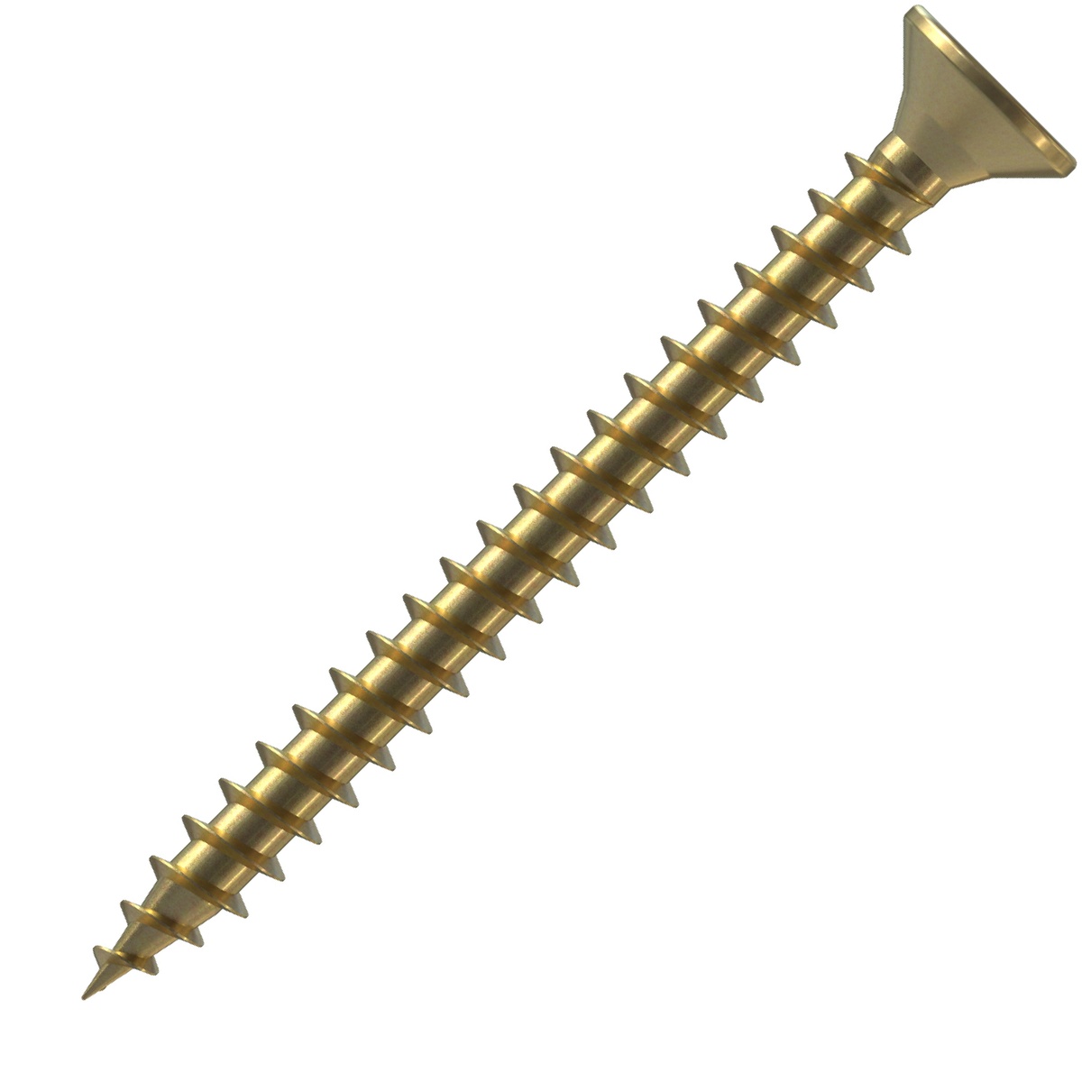 Reisser Q200 PLUS Spanplattenschraube 3,0x12 mm, verzinkt, gelb chromatiert, Vollgewinde, TX10 - 1000 Stk.