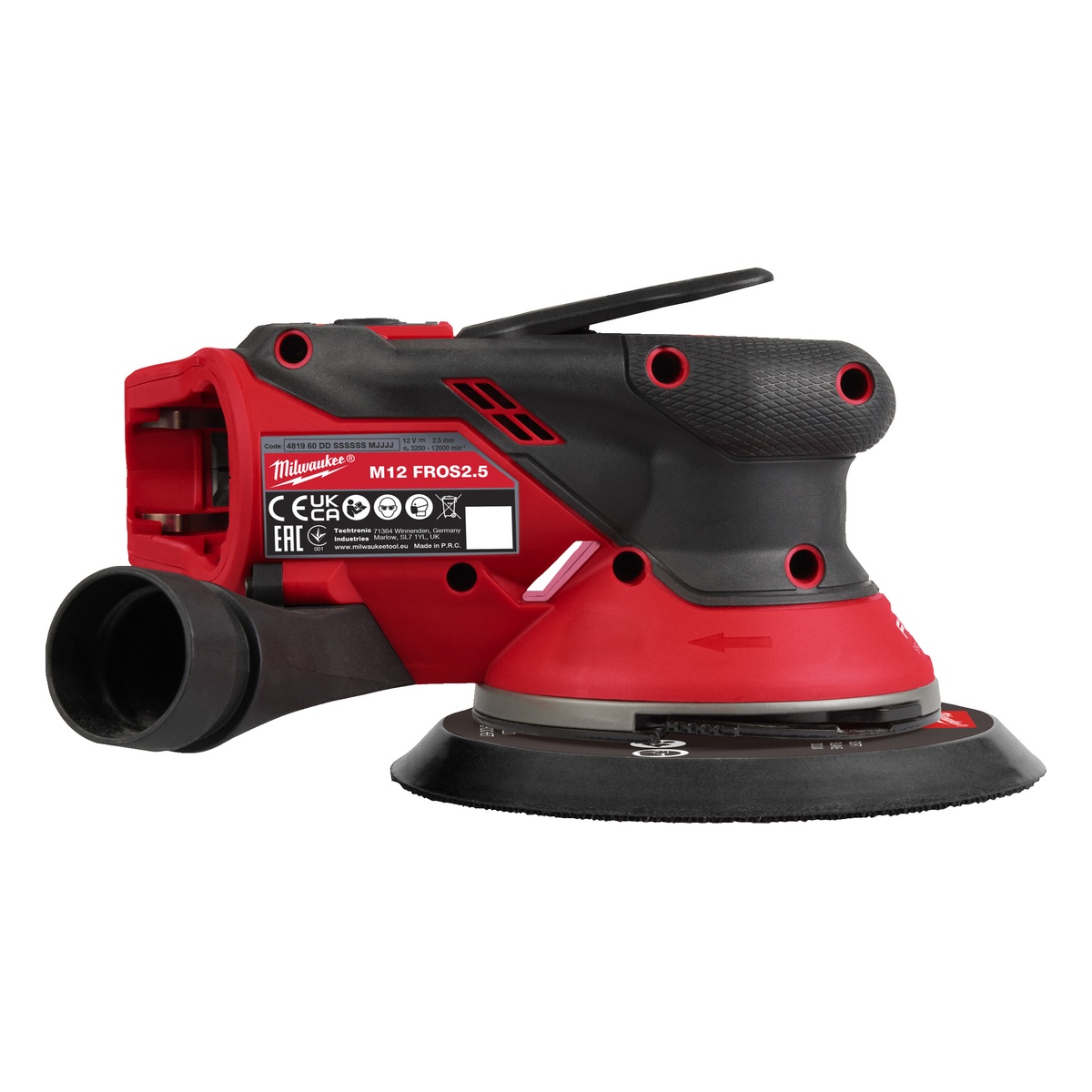 Milwaukee M12 FUEL Akku-Exzenterschleifer 150 mm M12FROS2.5-0 - 1 Stk.