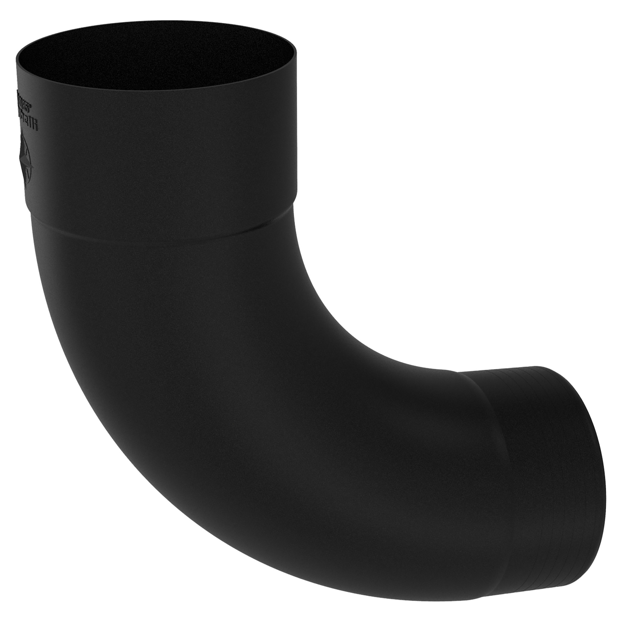 Zambelli Fallrohrbogen Meister-Bogen 85° 80 mm, Schwarz RAL 9005, COLORDUR - 1 Stk.